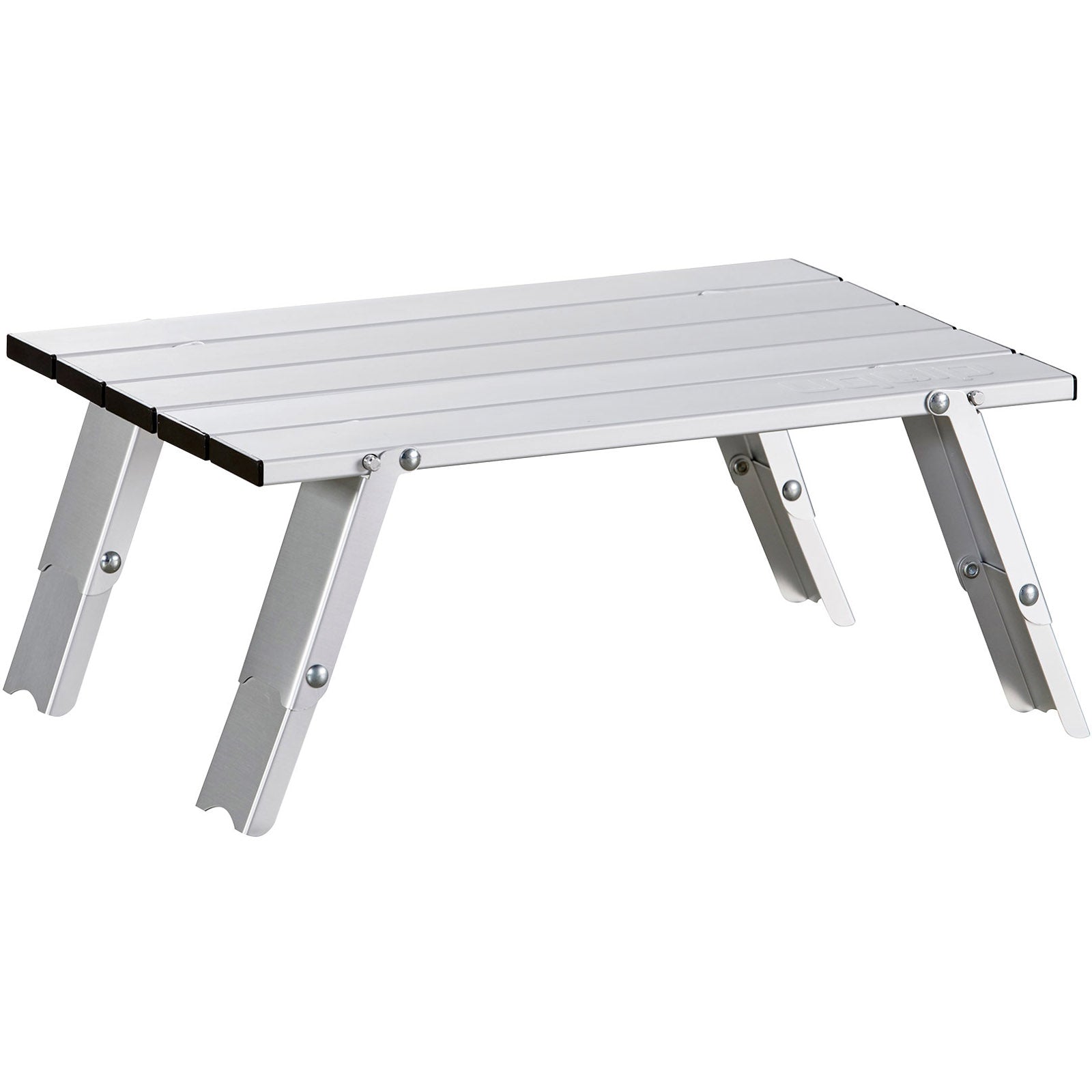 UQUIP Camping Table Handy Mini Camping Fishing Table Foldable Adjustable Lightweight Aluminum