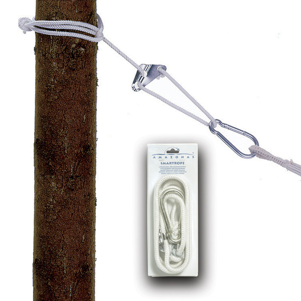 AMAZONAS Smartrope Hammock Attachment Rope Set Hanging Chair Tree Attachment