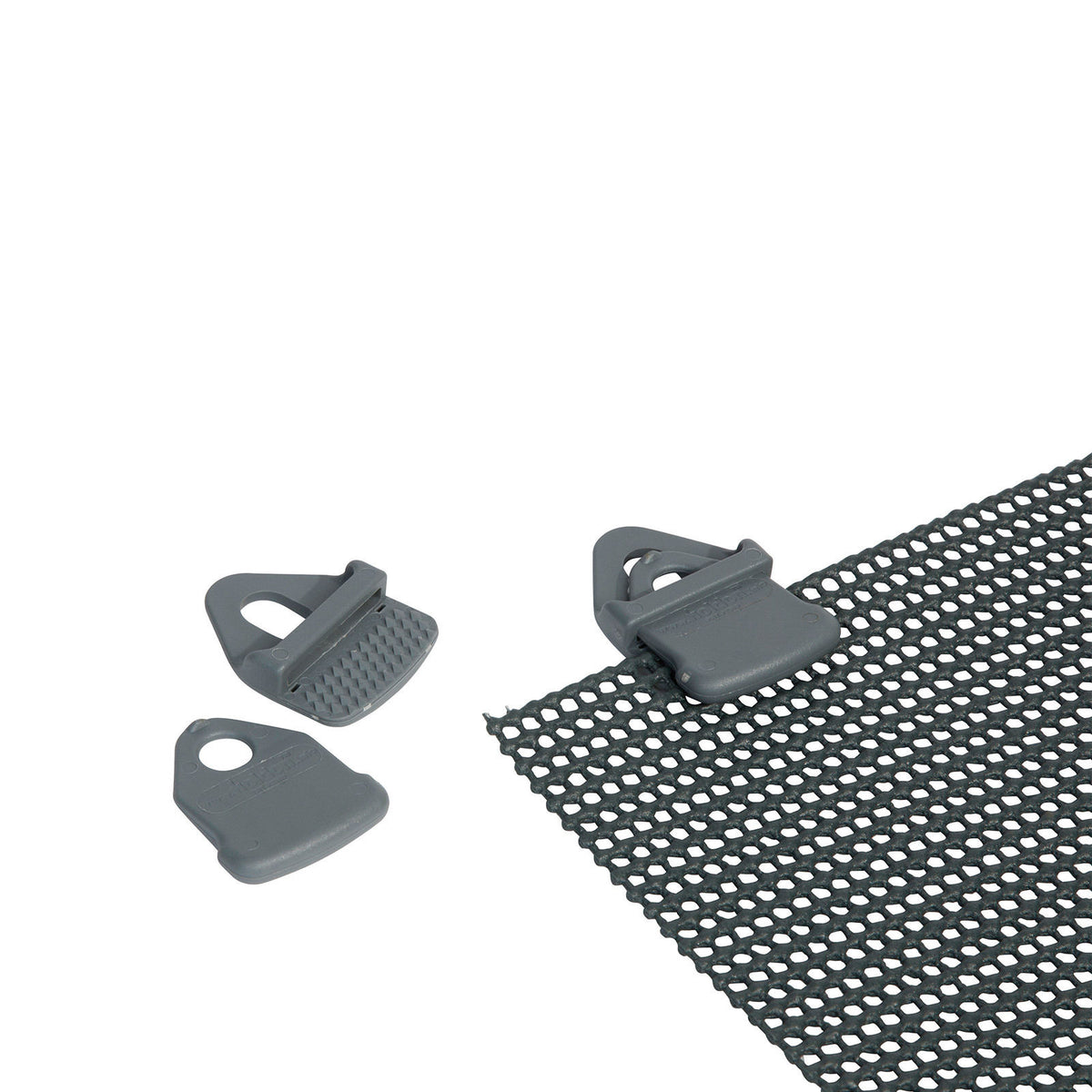 BO-CAMP 4er Set Teppich Boden Clip Vor Zelt Planen Spanner Klemme Halter Camping