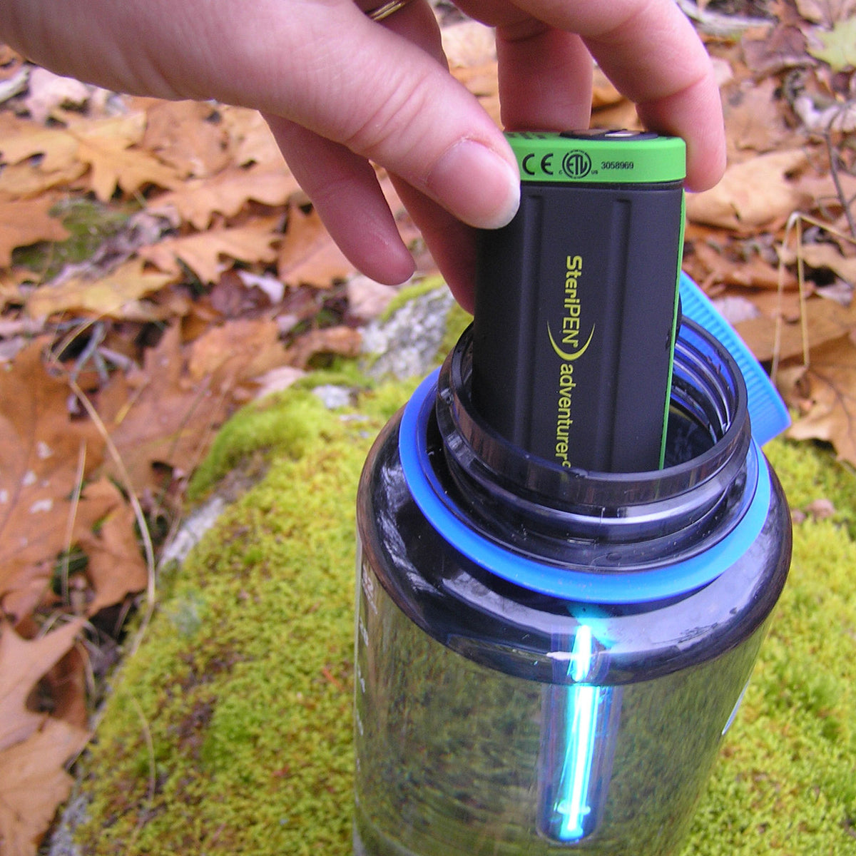 SteriPEN Adventurer Opti UV-waterfilter, draagbare waterzuiveraar, USB-oplaadbaar