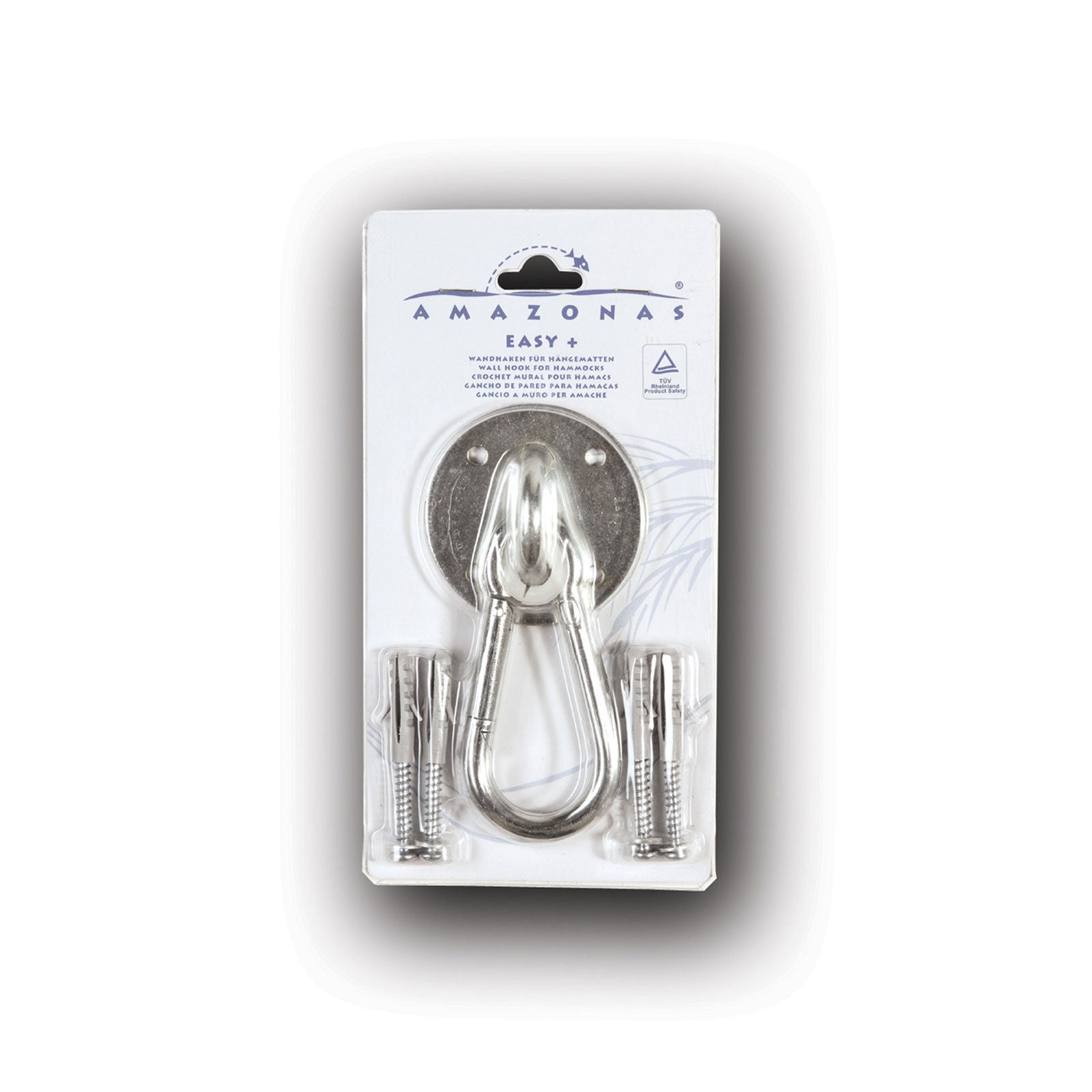 Kit de crochets muraux AMAZONAS Easy+ pour fixation de hamac, suspension de chaise de plafond