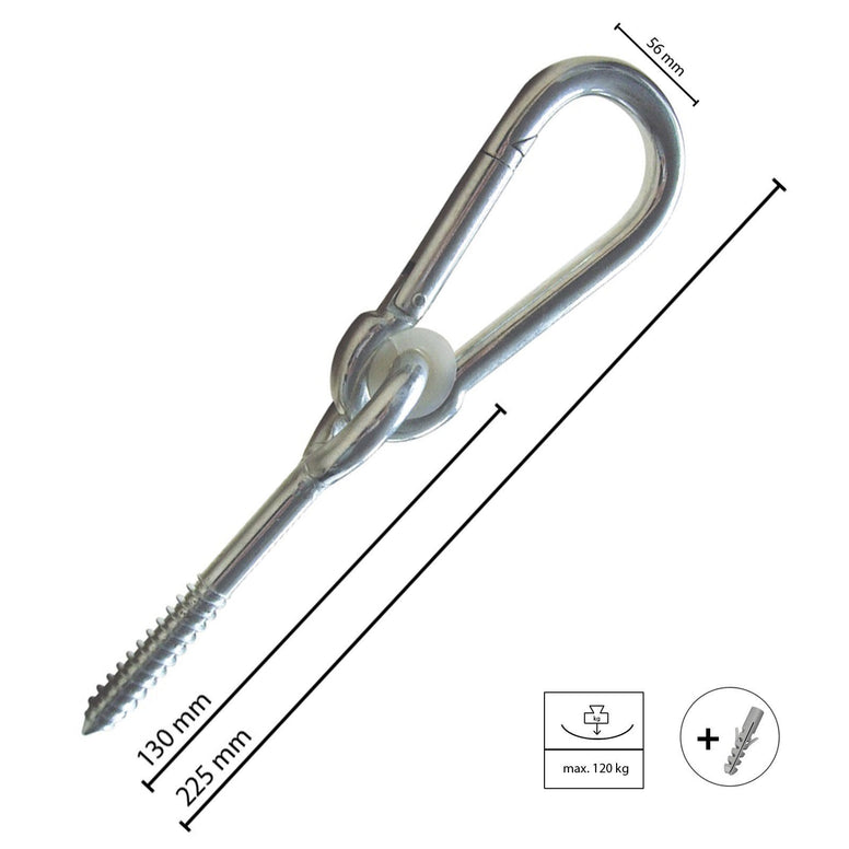 AMAZONAS hook set Jumbo hammock attachment ceiling chair swing suspension