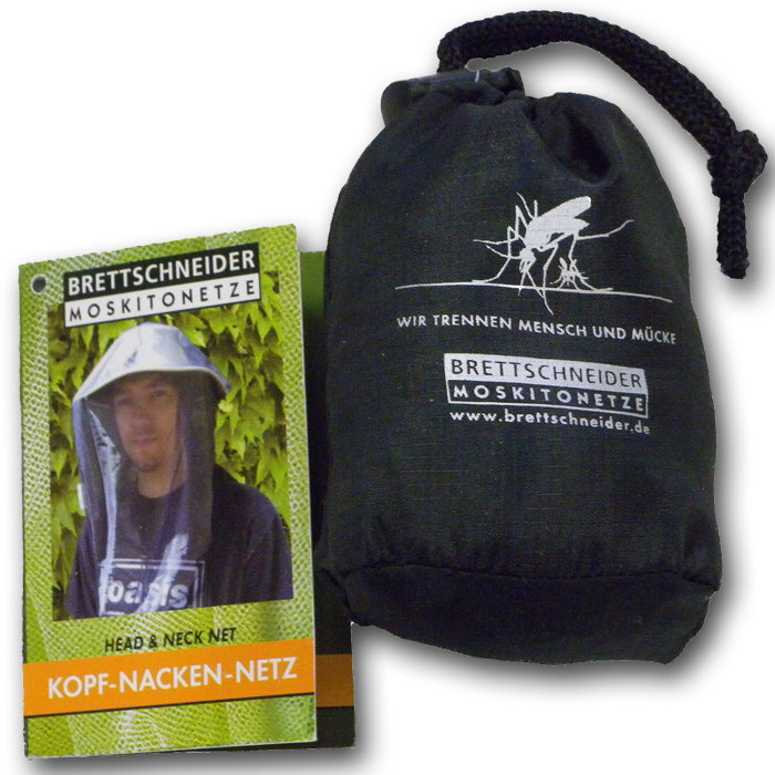 Moustiquaire BRETTSCHNEIDER pour la tête et la nuque – Voile anti-moustiques, protection contre les insectes, voyage