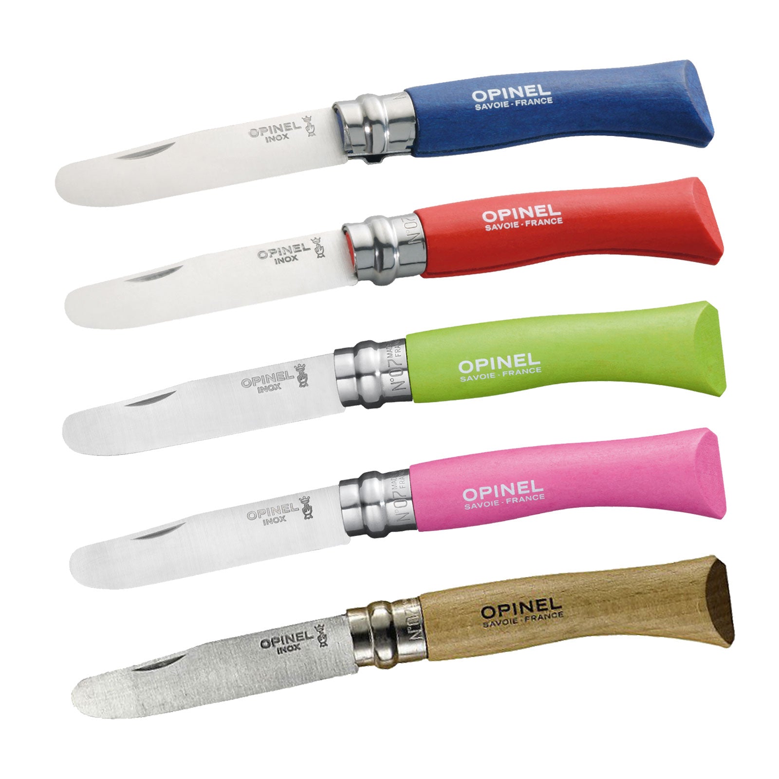 OPINEL children's knife carving knife children's pocket knife camping knife round wood