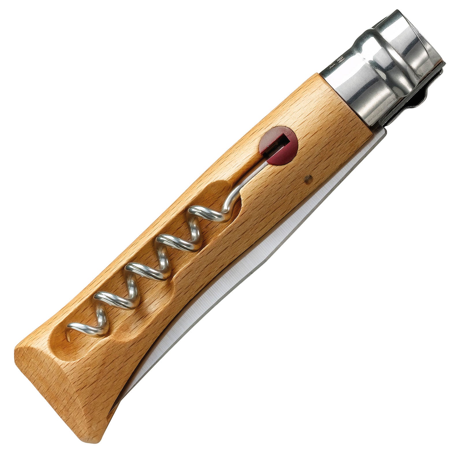 OPINEL Corkscrew No. 10 Pocket Knife - Wine Bottle Opener - Folding Knife