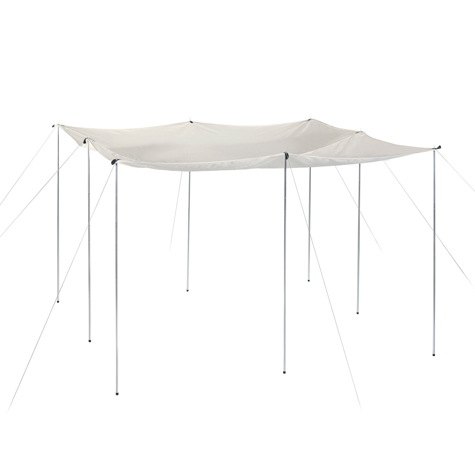 GROENBERG Tarp Skygge L Sonnensegel Camping Zelt Wind Schutz Outdoor Baumwolle