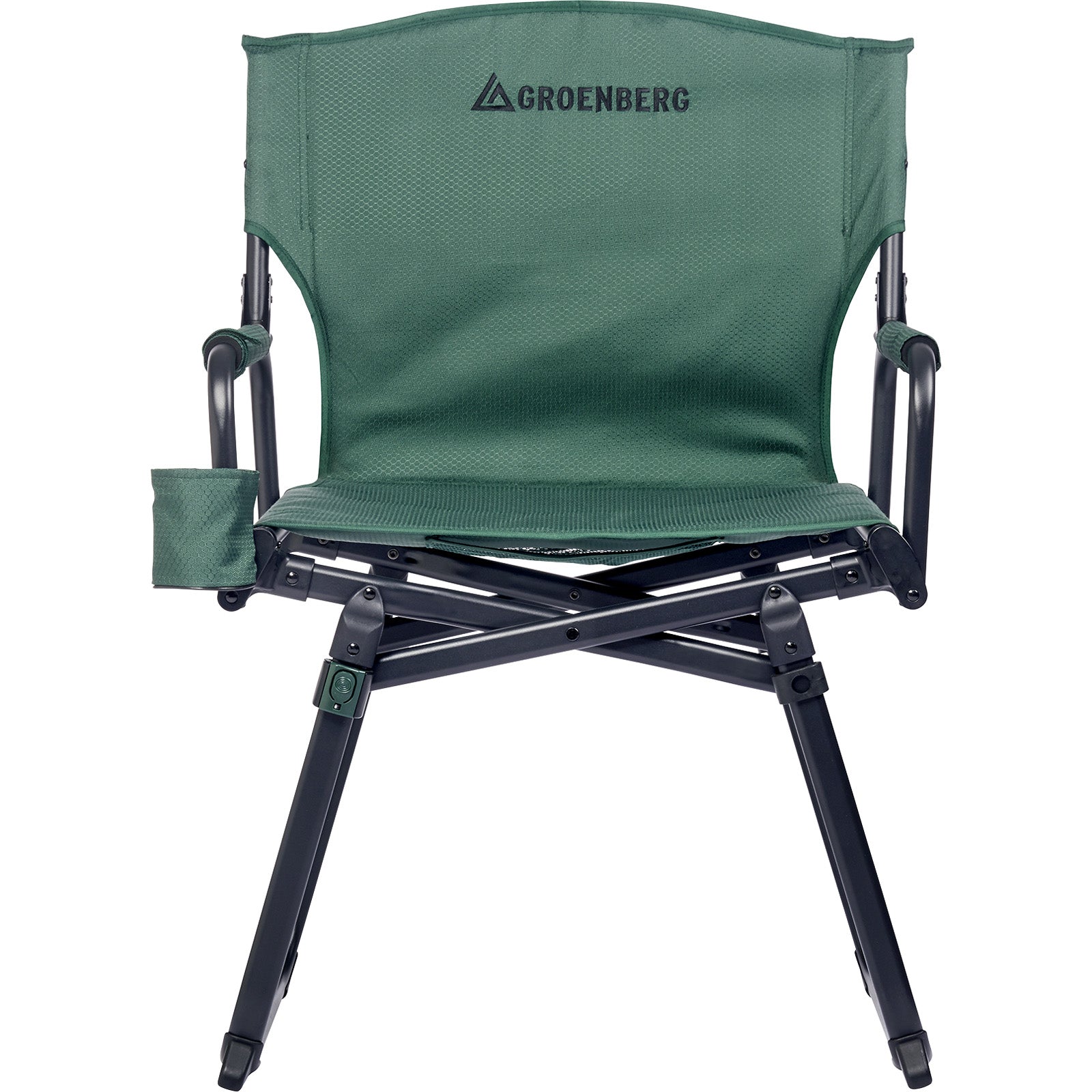 Chaise de camping pliante GROENBERG Lagom, chaise de réalisateur d'extérieur, 130 kg