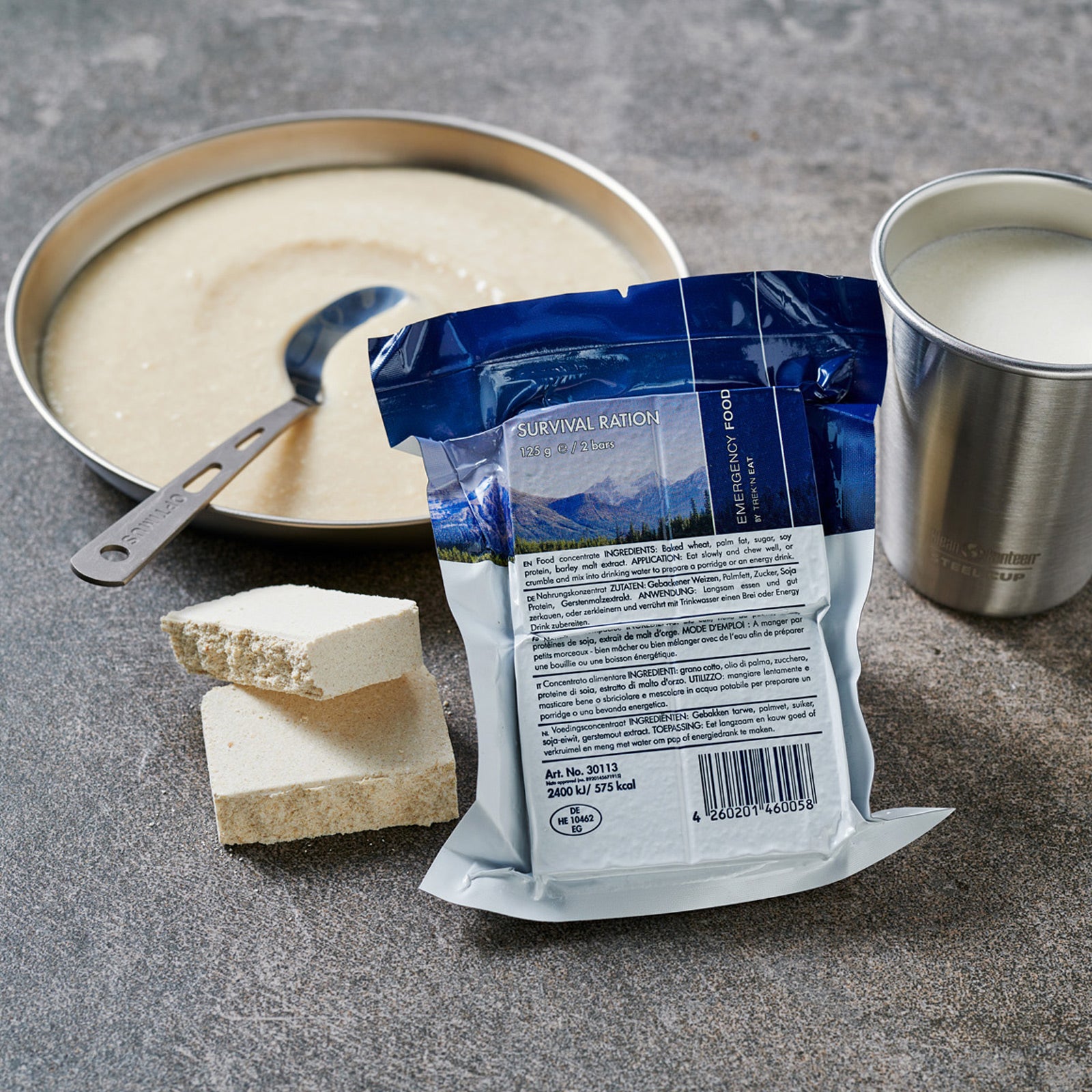 EMERGENCY FOOD 5 x Survivor Notfall Trekking Nahrung Ration Outdoor Essen Vegan