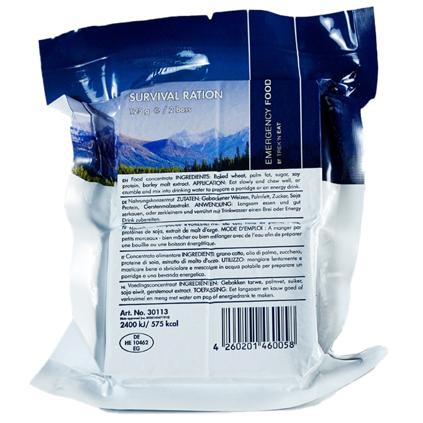 ALIMENTATION D'URGENCE Survivor Emergency Trekking Food Ration Alimentaire de Plein Air Vegan
