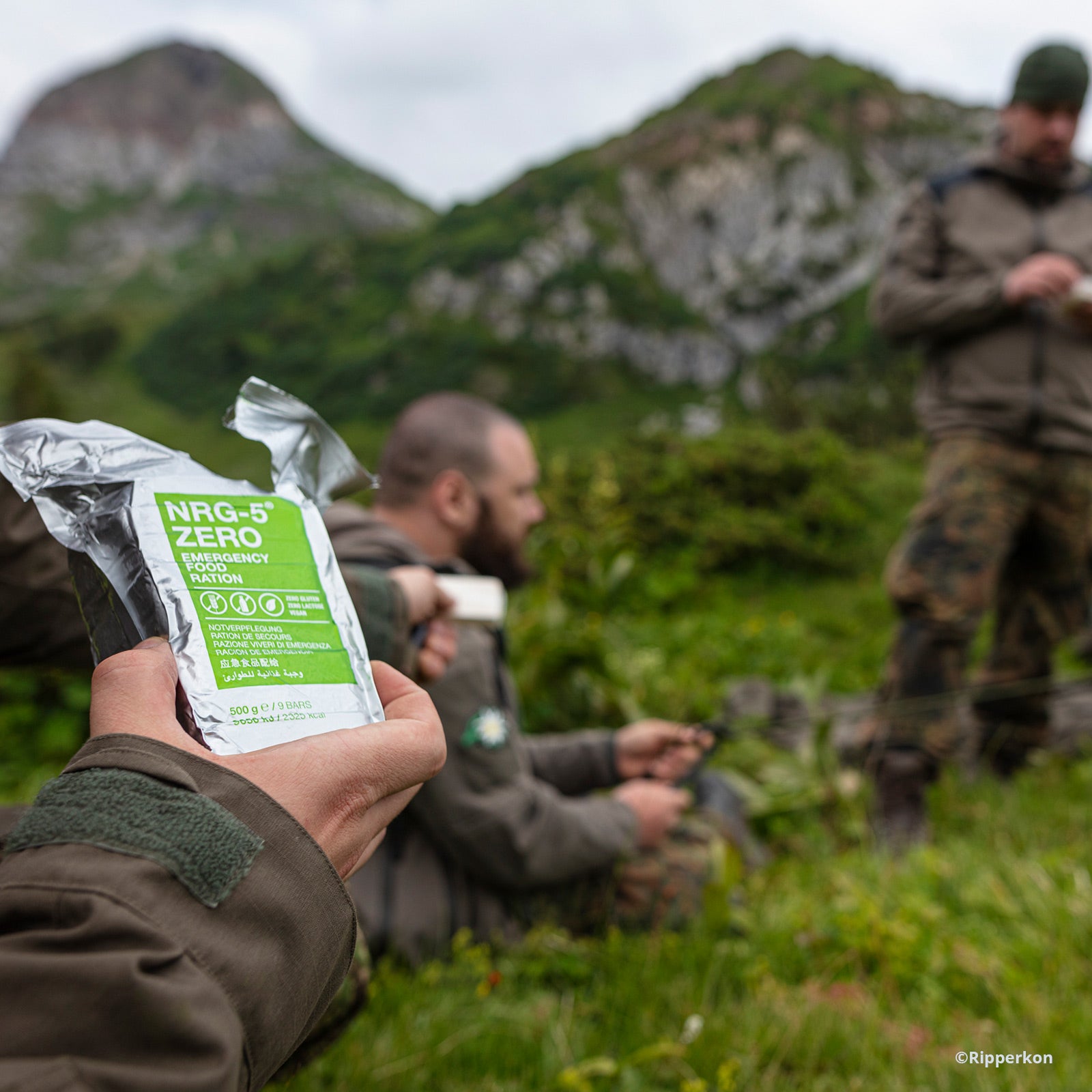 EMERGENCY FOOD NRG-5 ZERO Trekking Nahrung Not Ration Essen Glutenfrei Vegan