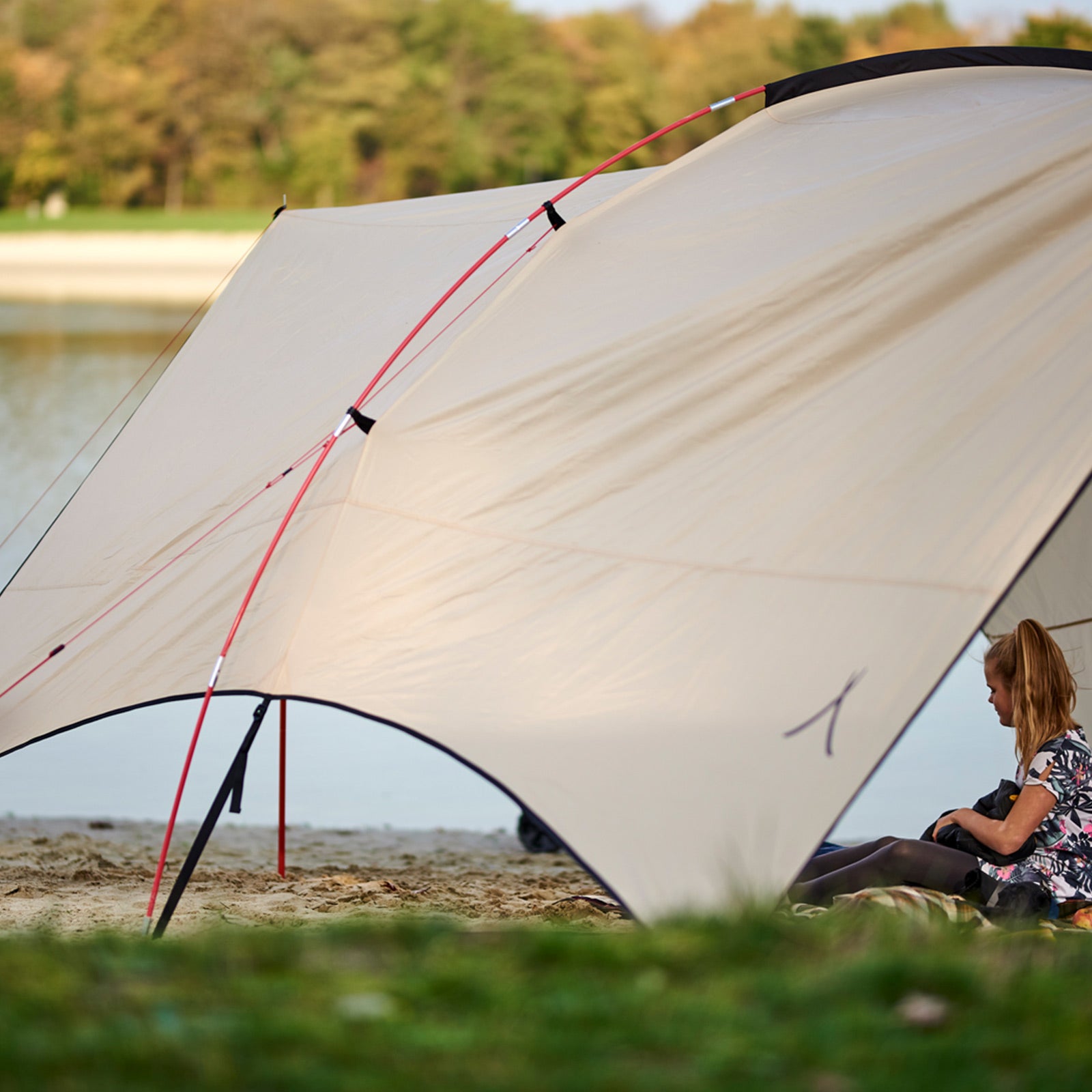 GRAND CANYON Pavillon Tarp Tahuta Shelter 4 Sonnensegel Camping Bus Vorzelt 5x4m
