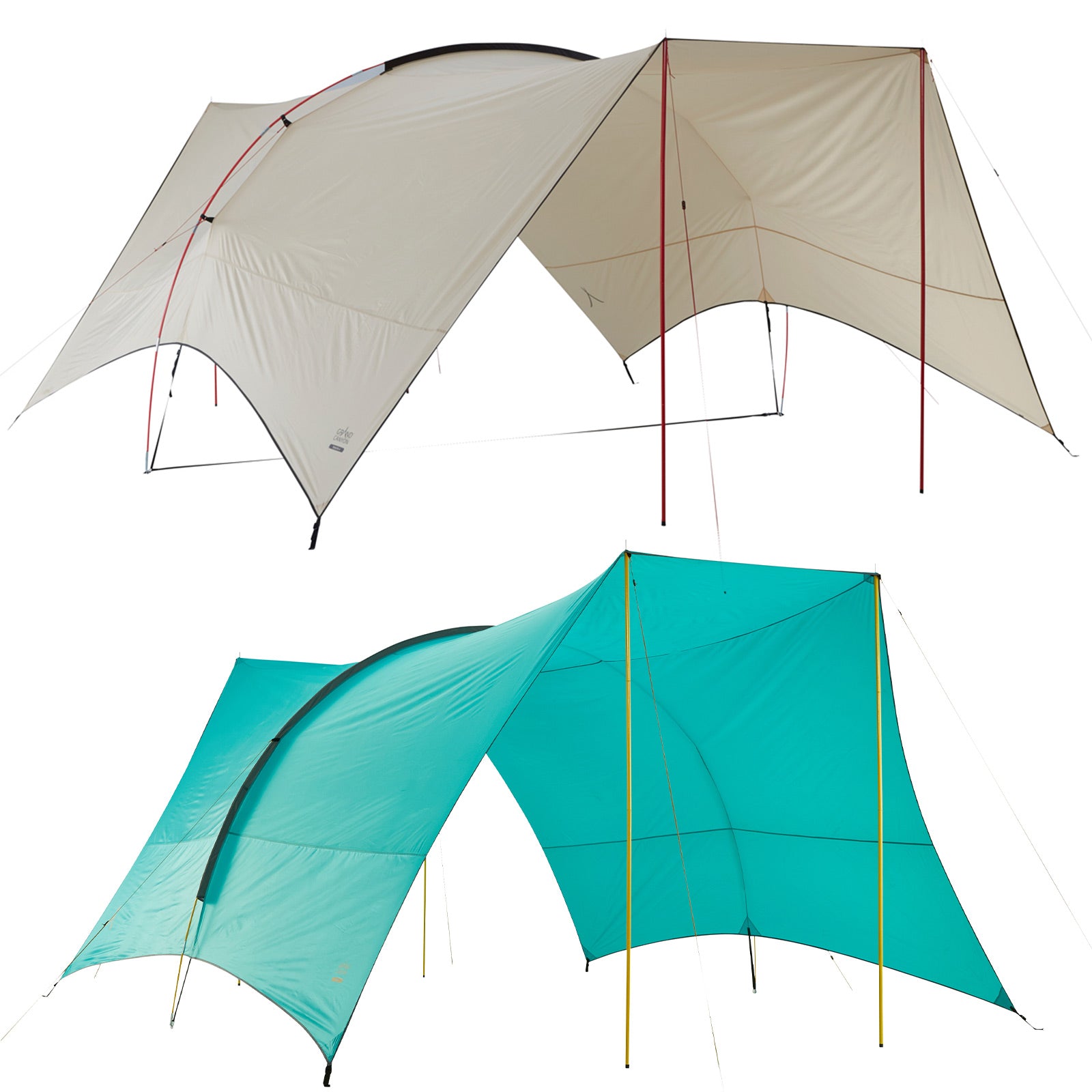 GRAND CANYON Pavilion Tarp Tahuta Shelter 4 Sun Sails Camping Bus Awning 5x4m