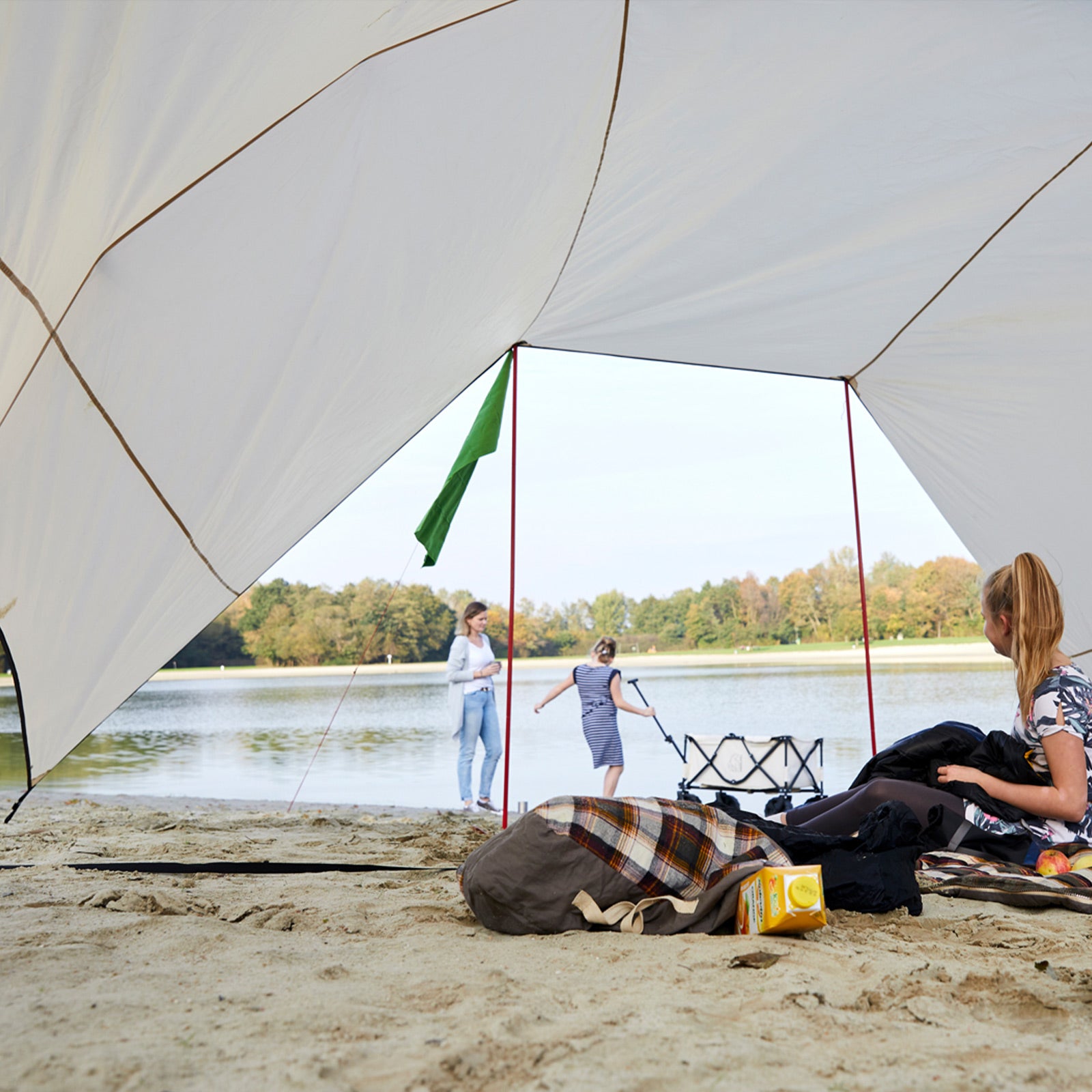 GRAND CANYON Pavilion Tarp Tahuta Shelter 5 Sun Sail Camping Bus Awning 6x5m