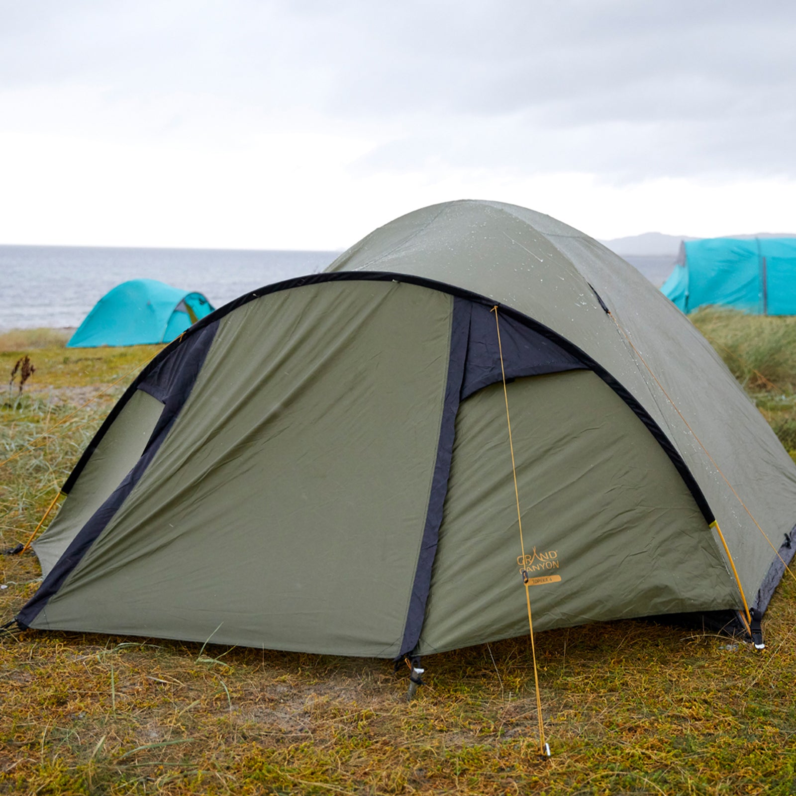 GRAND CANYON Iglu Zelt Topeka 4 Personen Kuppel Trekking Camping Leicht Vorraum