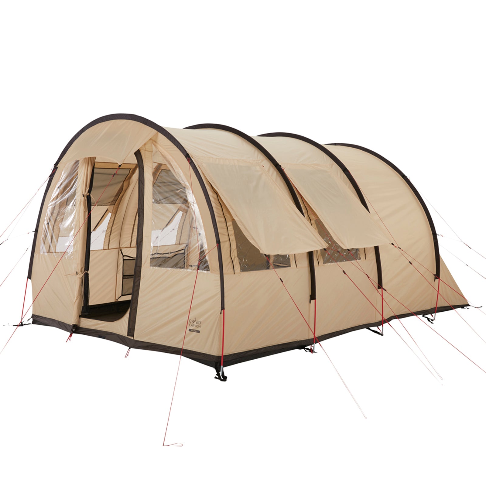 GRAND CANYON Tunnel Tent Helena 3 Persons Family Group Tent Camping Vestibule