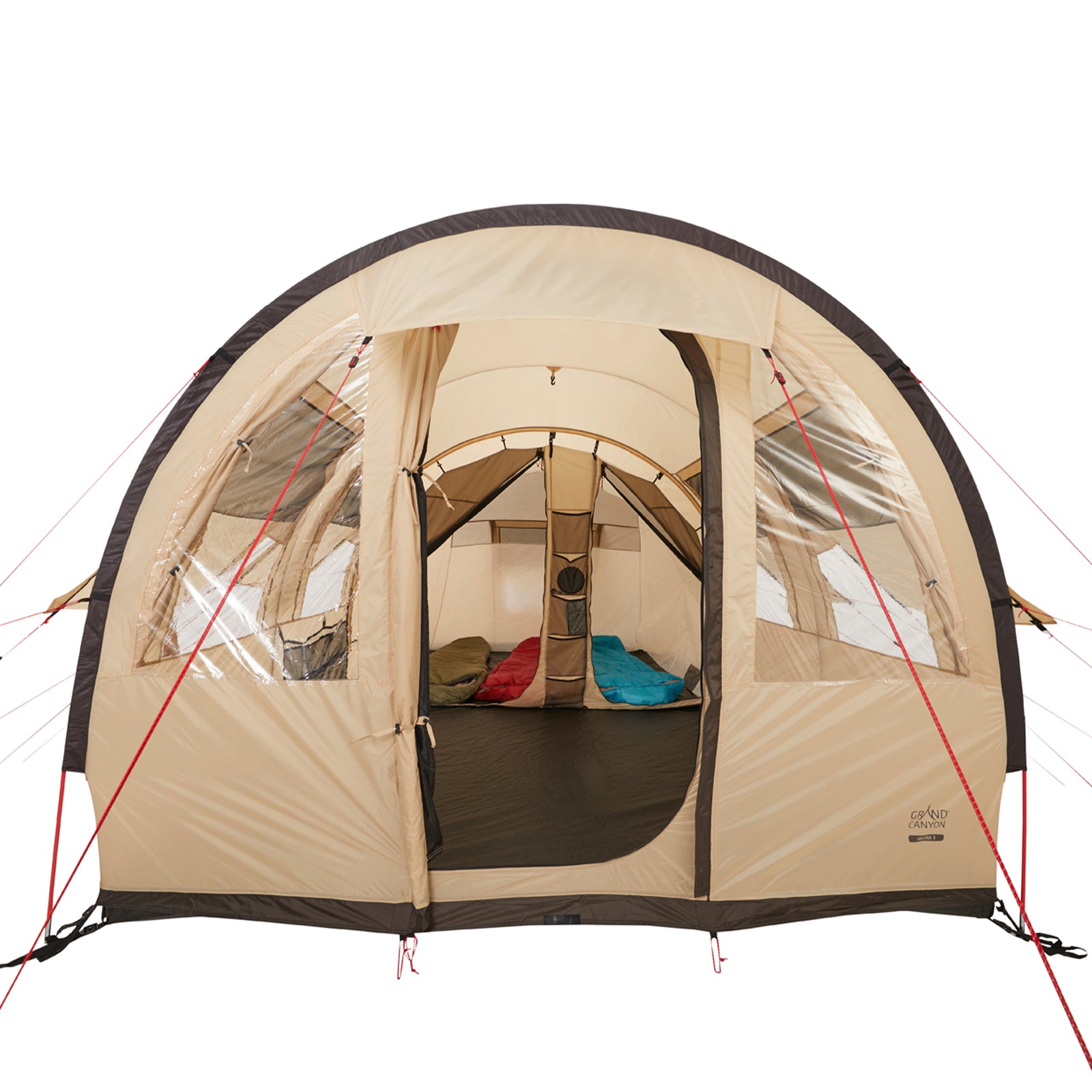 GRAND CANYON Tunnelzelt Helena 3 Personen Familien Gruppen Zelt Camping Vorraum