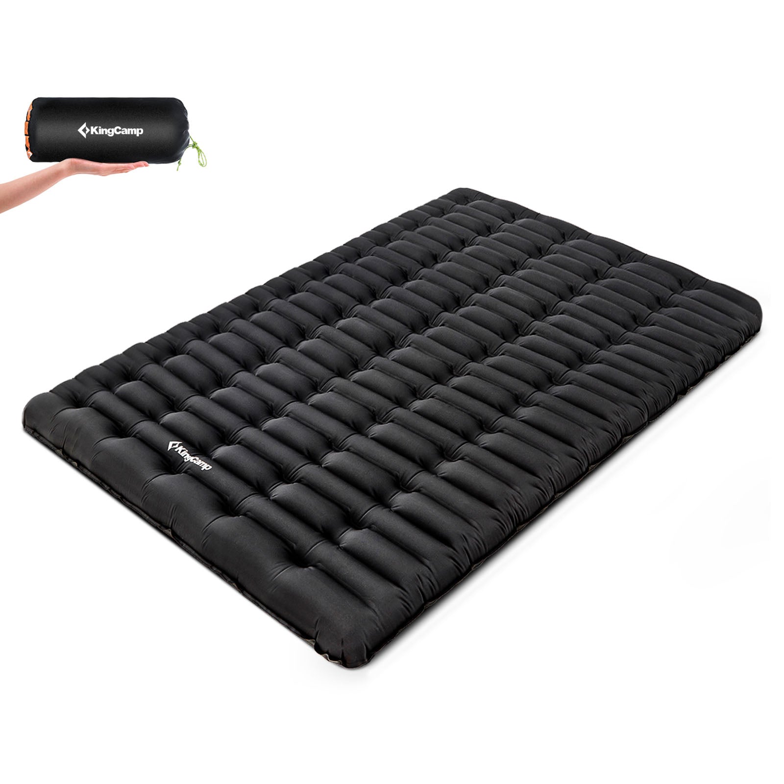 Matelas de couchage Kingcamp Super Comfort Double Camping Matelas gonflable double 10 cm