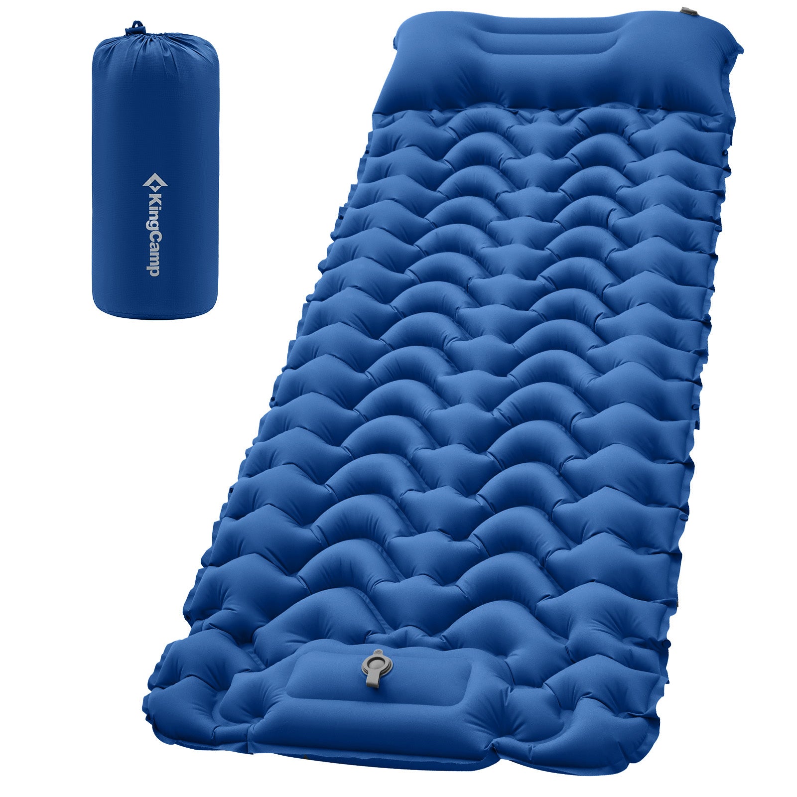 beste camping luftmatratze KINGCAMP Trekking Isomatte Wildwood Camping Luftbett Thermo Matte Leic