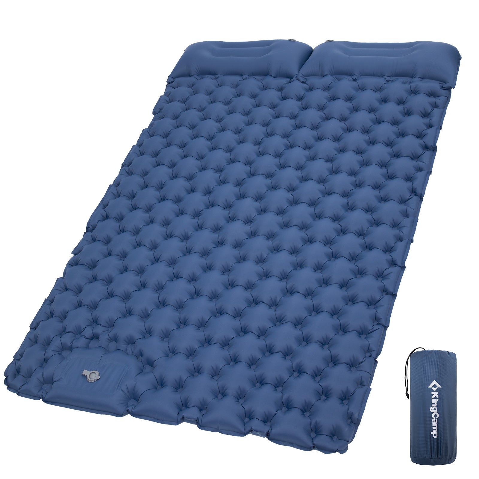 KINGCAMP Camping Luftbett Wildwood Double 2 Personen Doppel Isomatte 1,6 kg