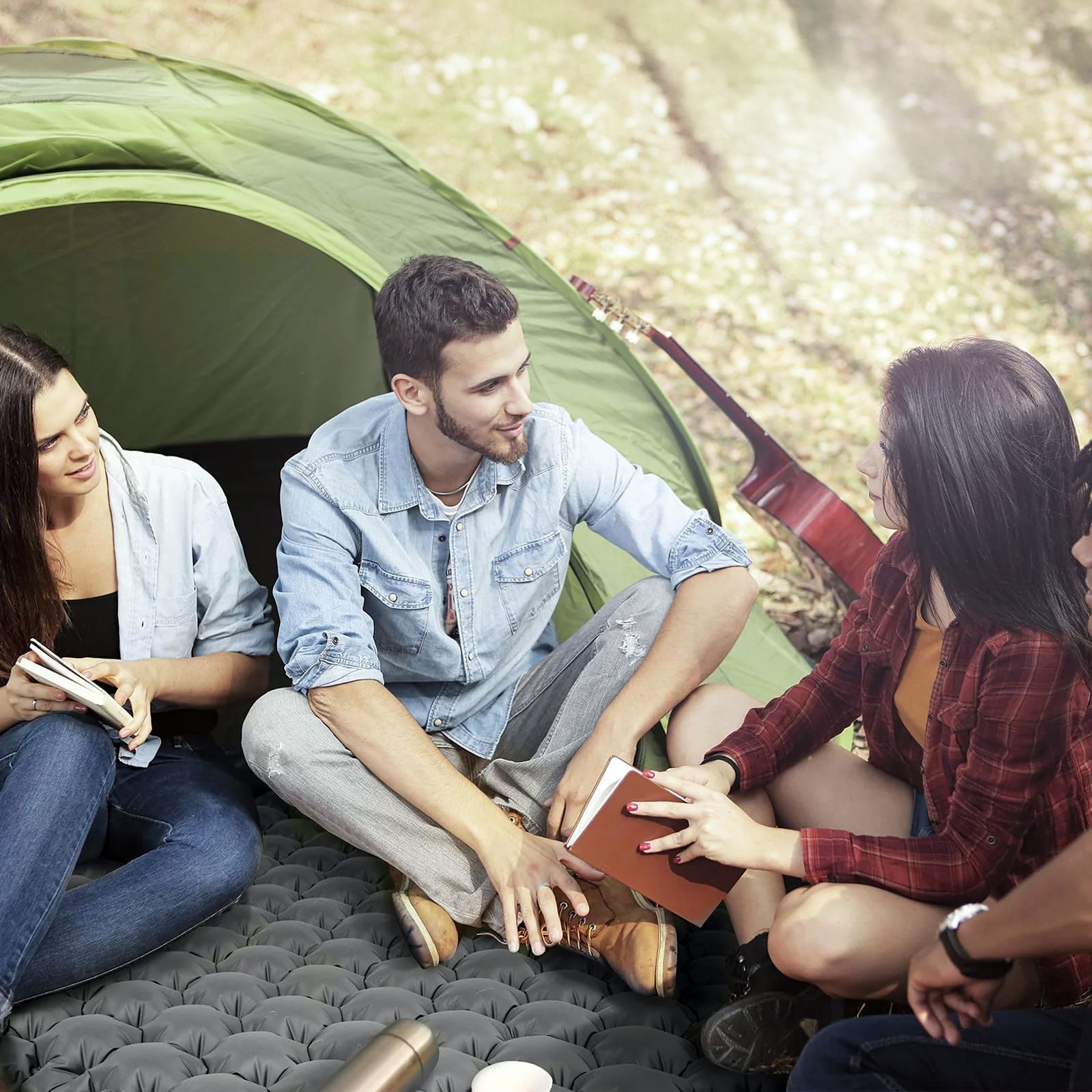 KINGCAMP Camping Luftbett Wildwood Double 2 Personen Doppel Isomatte 1,6 kg