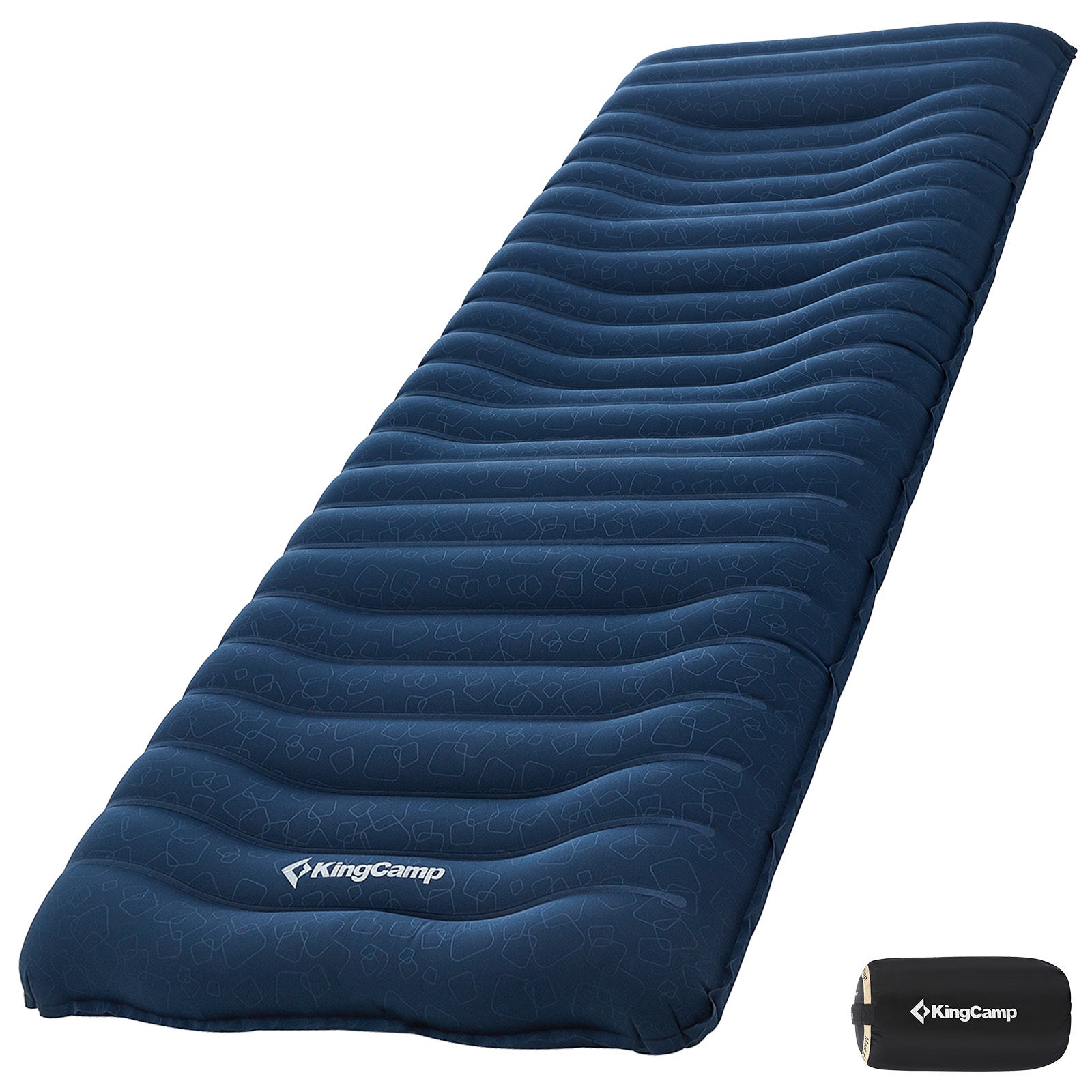 KINGCAMP Isomatte Elevate Trekking Luftbett Camping Luftmatratze Leicht 1,2 kg