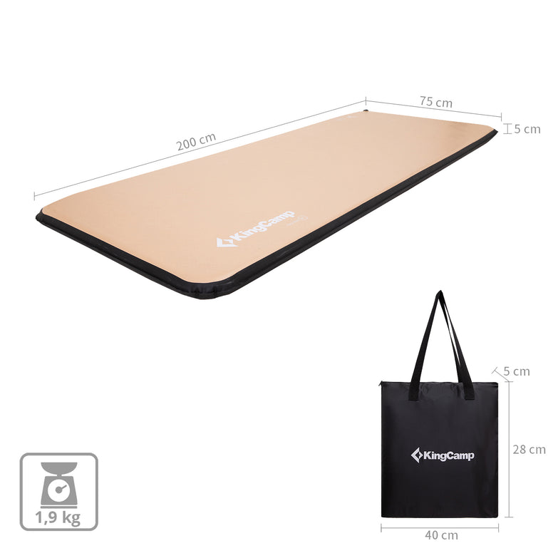 KINGCAMP Camping Luftbett Cloud Rest Isomatte Outdoor Matte TPU Leicht 1,9 kg