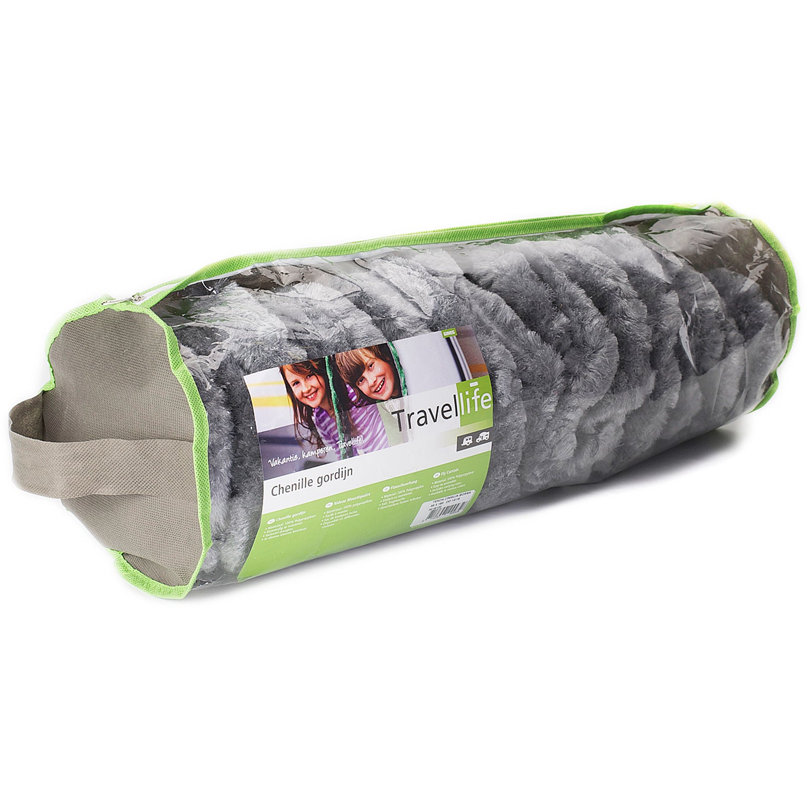 TRAVELLIFE Flauschvorhang Tür Vorhang Chenille Insekten Fliegen Schutz 56x185 cm