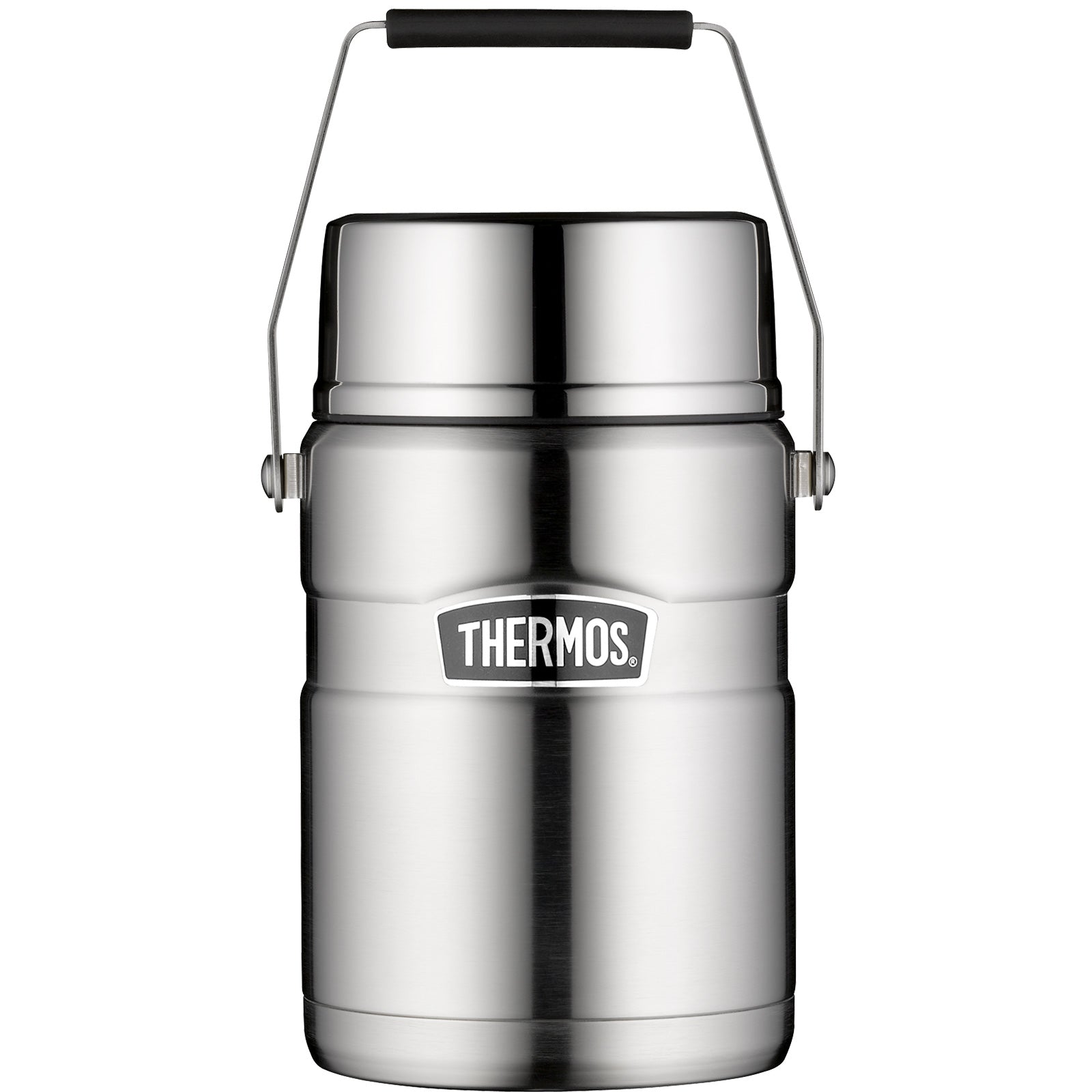 THERMOS Food Container King 1,2L Isolierbehälter Essenbehälter Edelstahl 2 Boxen