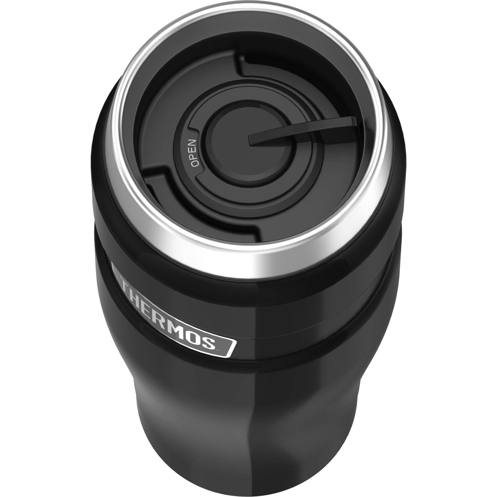 THERMOS Becher 0,47L Isolierbecher KFZ Auto Kaffee Camping Trinkbecher Edelstahl