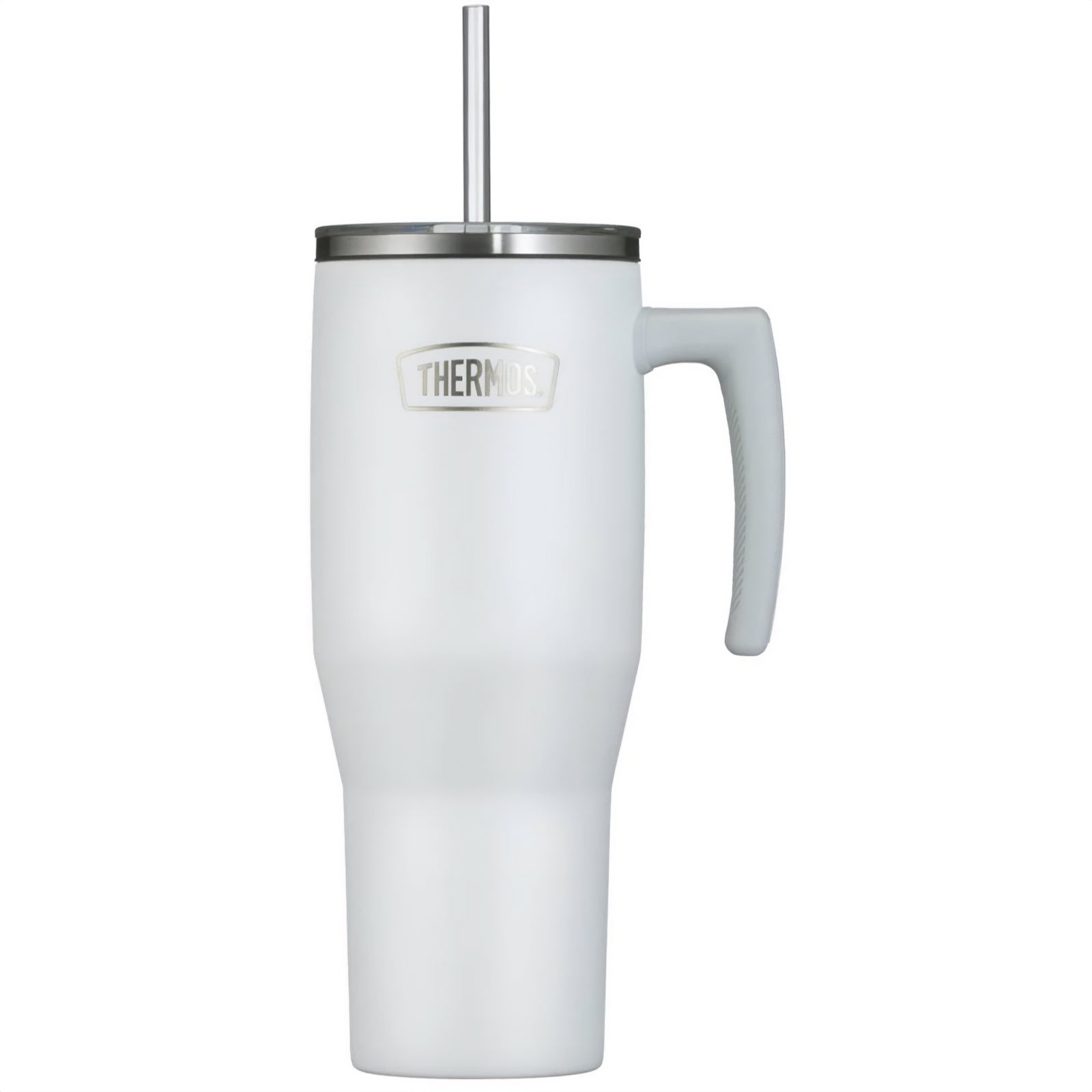 THERMOS Trinkbecher Refreshing Isolierbecher Trinkflasche Griff Strohhalm 1,1 L