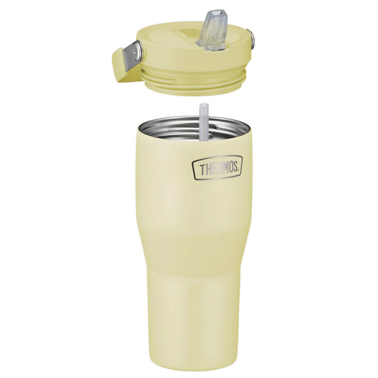 THERMOS Trinkbecher Refreshing Flip Strohhalm Isolierbecher Trinkflasche 0,85 L