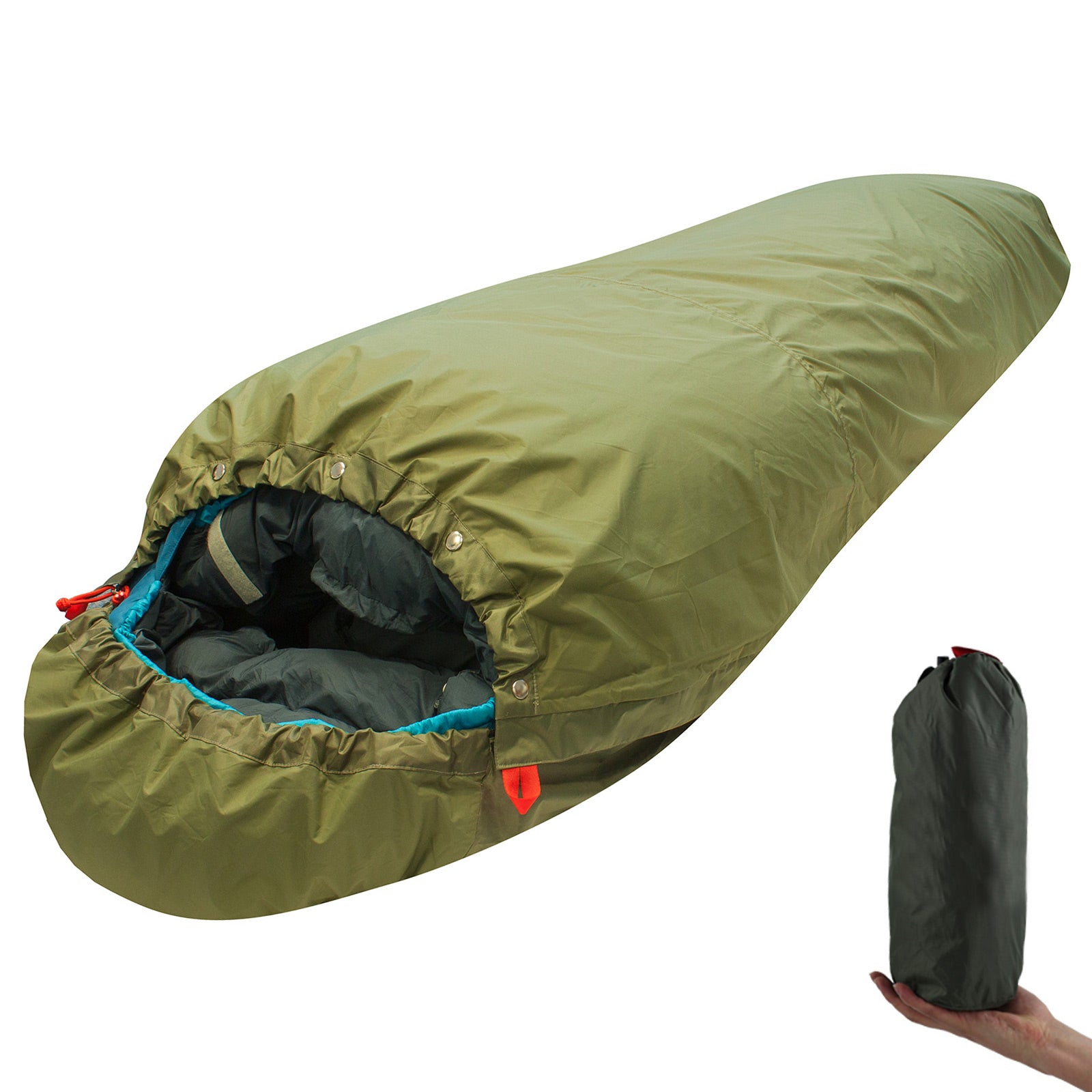 YATE Biwaksack Für Schlafsack & Isomatte Hülle Bivy Bivi Bag Überzug Moskitonetz