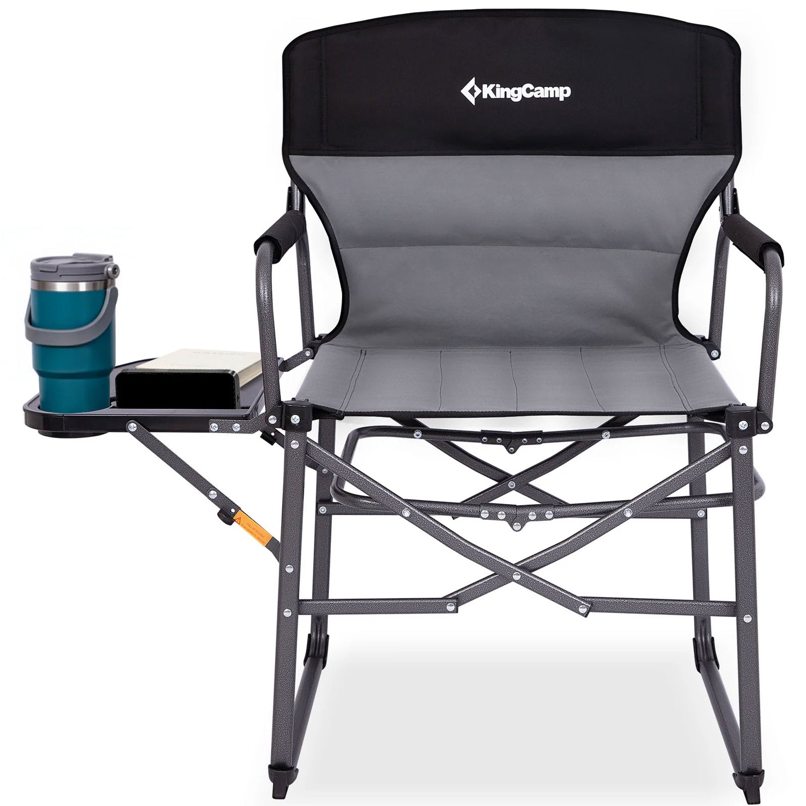 KINGCAMP Campingstuhl Director Chair II Regiestuhl Outdoor Armlehne 200 kg