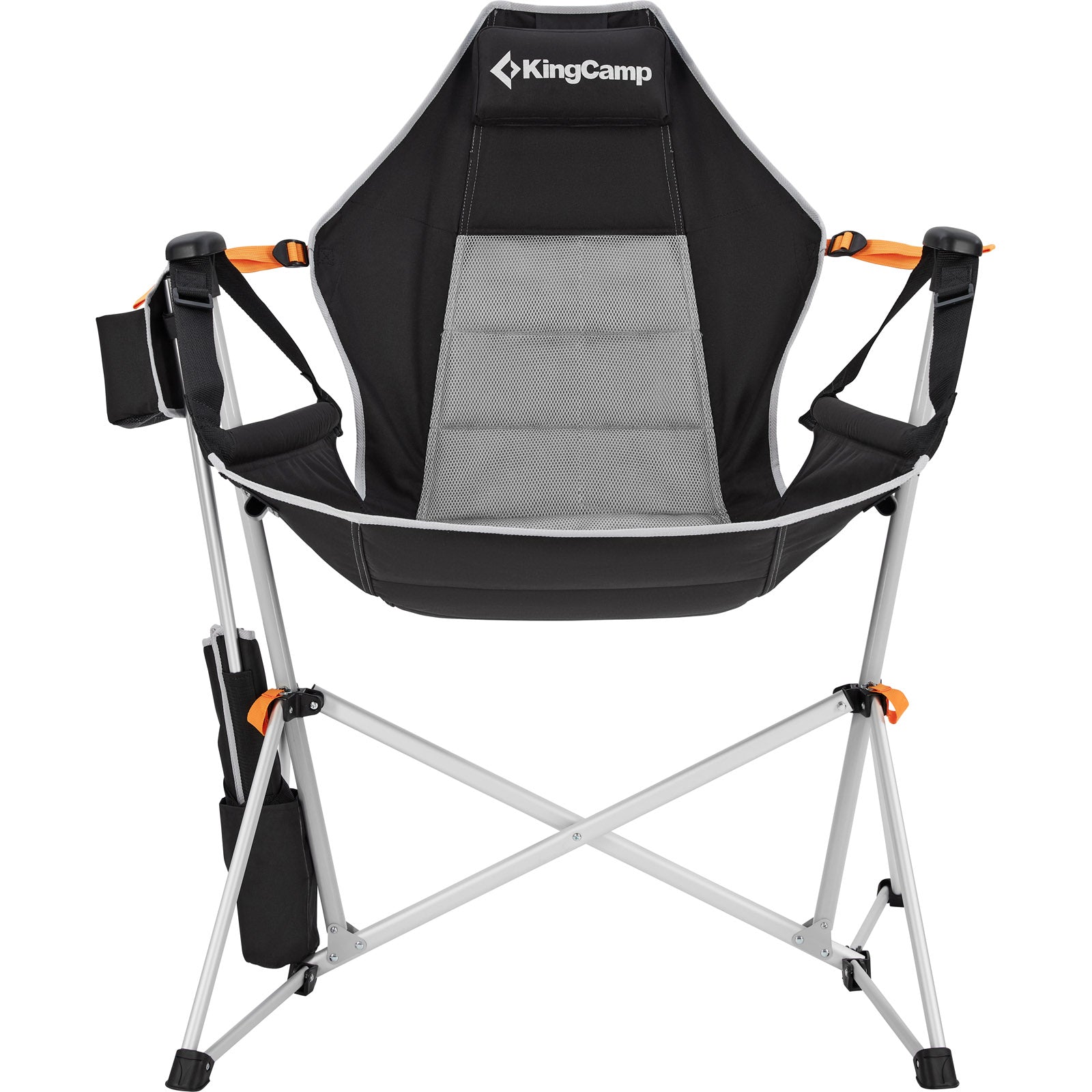Chaise pliante de camping KINGCAMP Orchidée Deluxe Fauteuil à bascule réglable en aluminium