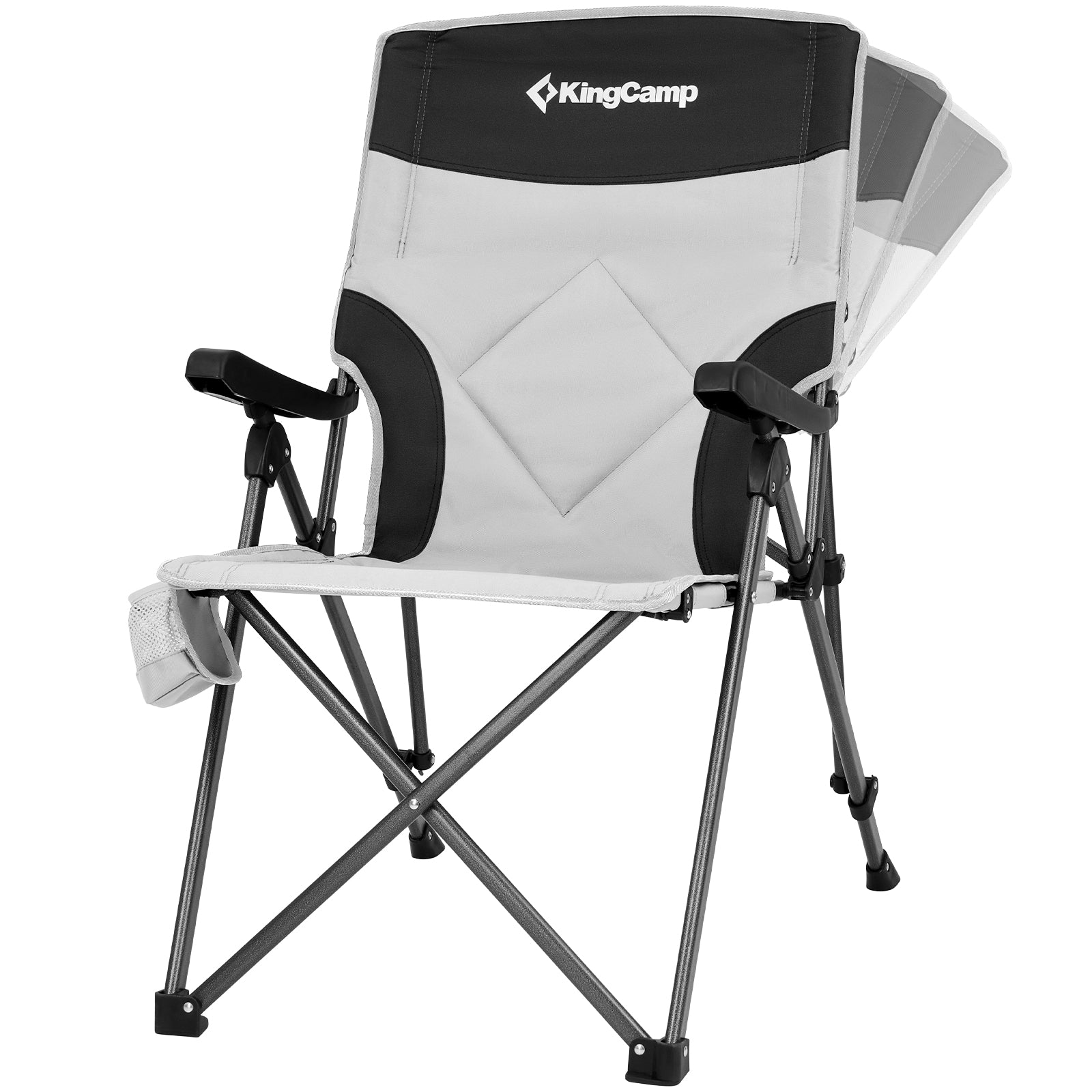 Chaise de camping KINGCAMP Chaise pliante de camping Pinedale Chaise pliante en acier réglable