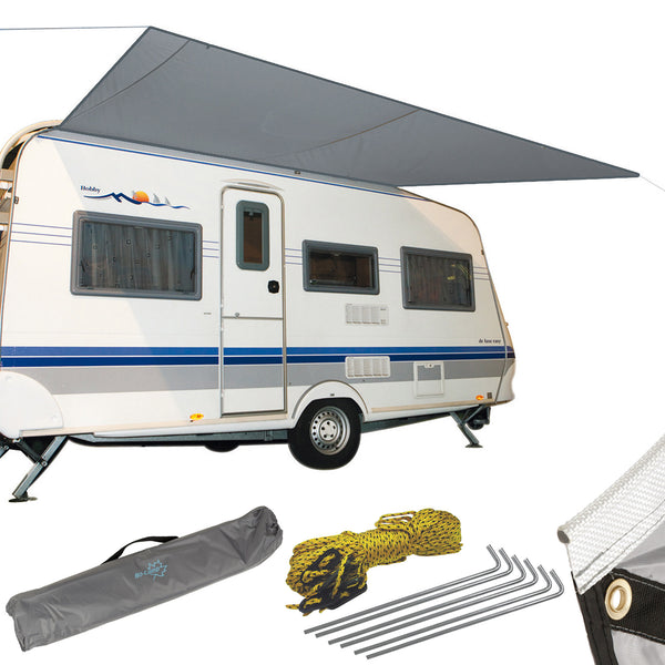 sonnensegel mit keder für bus BO-CAMP XL Wohnwagen Wohnmobil Markise Vordach 4 Rahmenhöhe:61 cm A Nature Lover's Guide Marke_Metal Gear