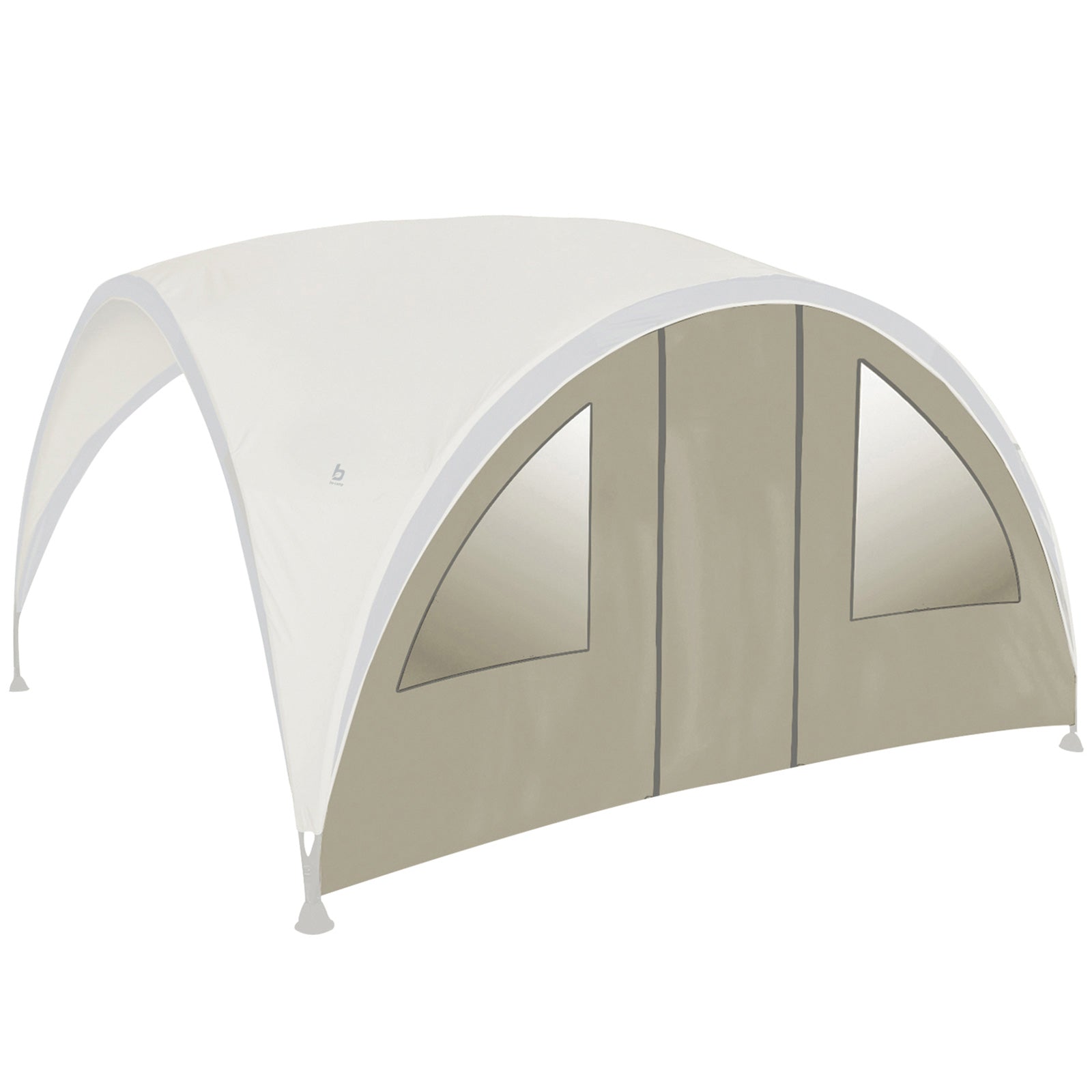 BO-CAMP Side Wall Door Window For Party Shelter L Garden Pavilion Camping Kitchen