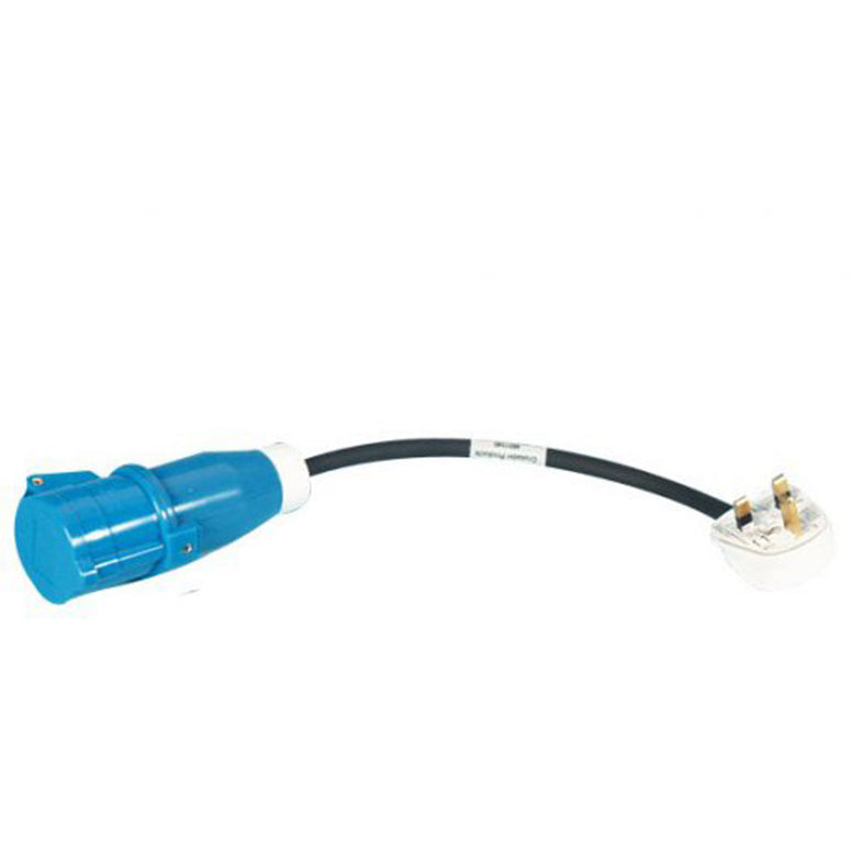 GIMEG Camping Adapterkabel UK CEE Adapter Kupplung England Strom Kabel