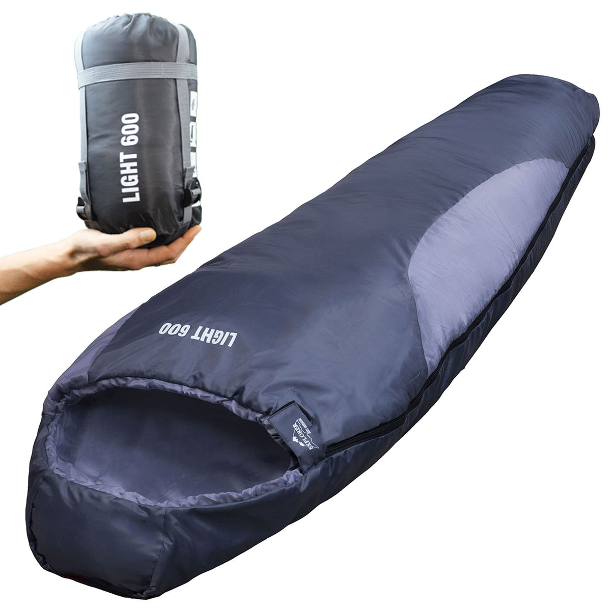 explorer schlafsack light 600 test EXPLORER Schlafsack Light 600 Leichtgewichts Hüttenschlafsack Mini Pac