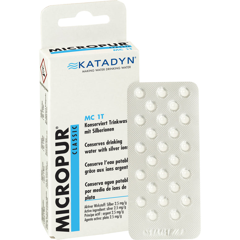 MICROPUR Classic MC1T Tabletten Trink Wasser Aufbereitung Konservierung Silber