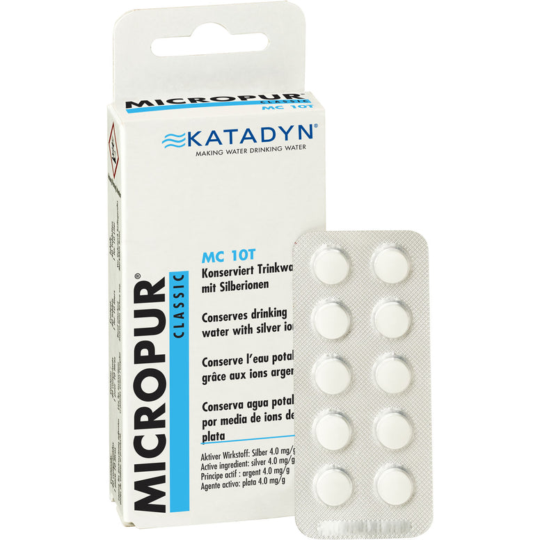MICROPUR Classic MC 10T Tabletten Trink Wasser Aufbereitung Konservierung Silber