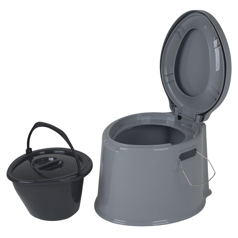 BO-CAMP camping toilet - compost bucket toilet travel camping toilet mobile construction toilet