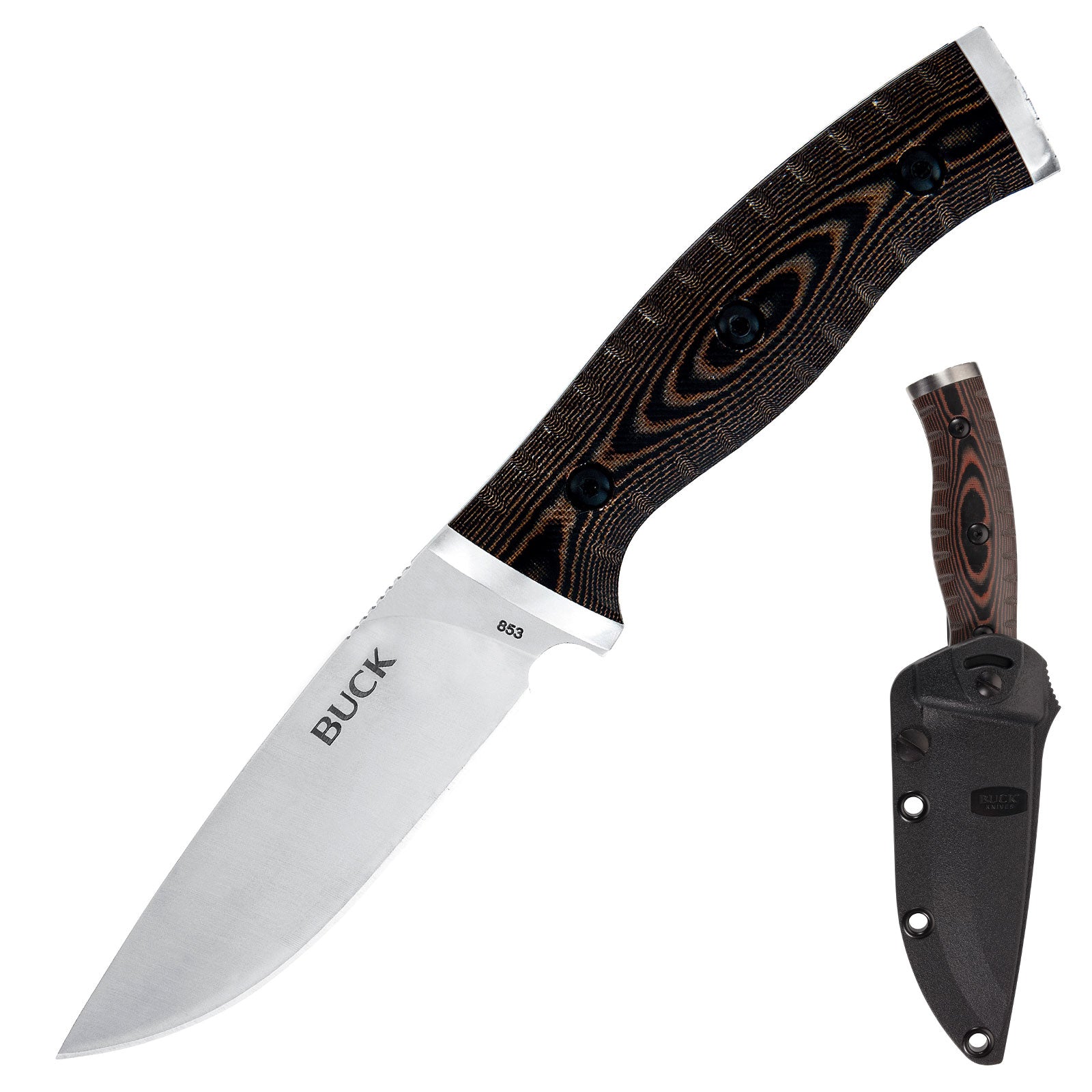 BUCK Belt Knife Small Selkirk - Work Knife Pocket Knife Survival Full Tang
