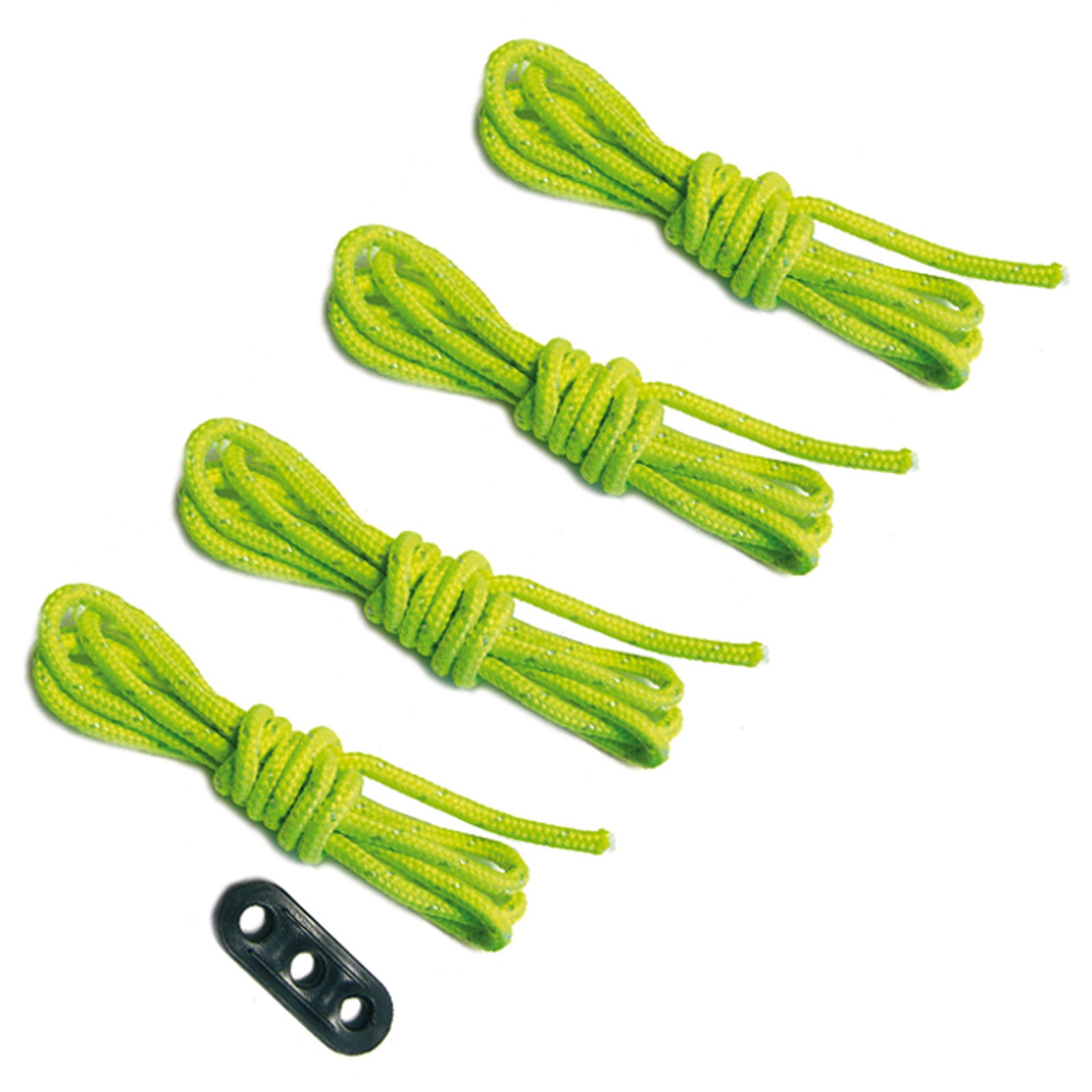 4 x 3 m reflektierende Abspannleine -Zeltschnur Leine Schnur Seil -Nylon - Ø 3mm