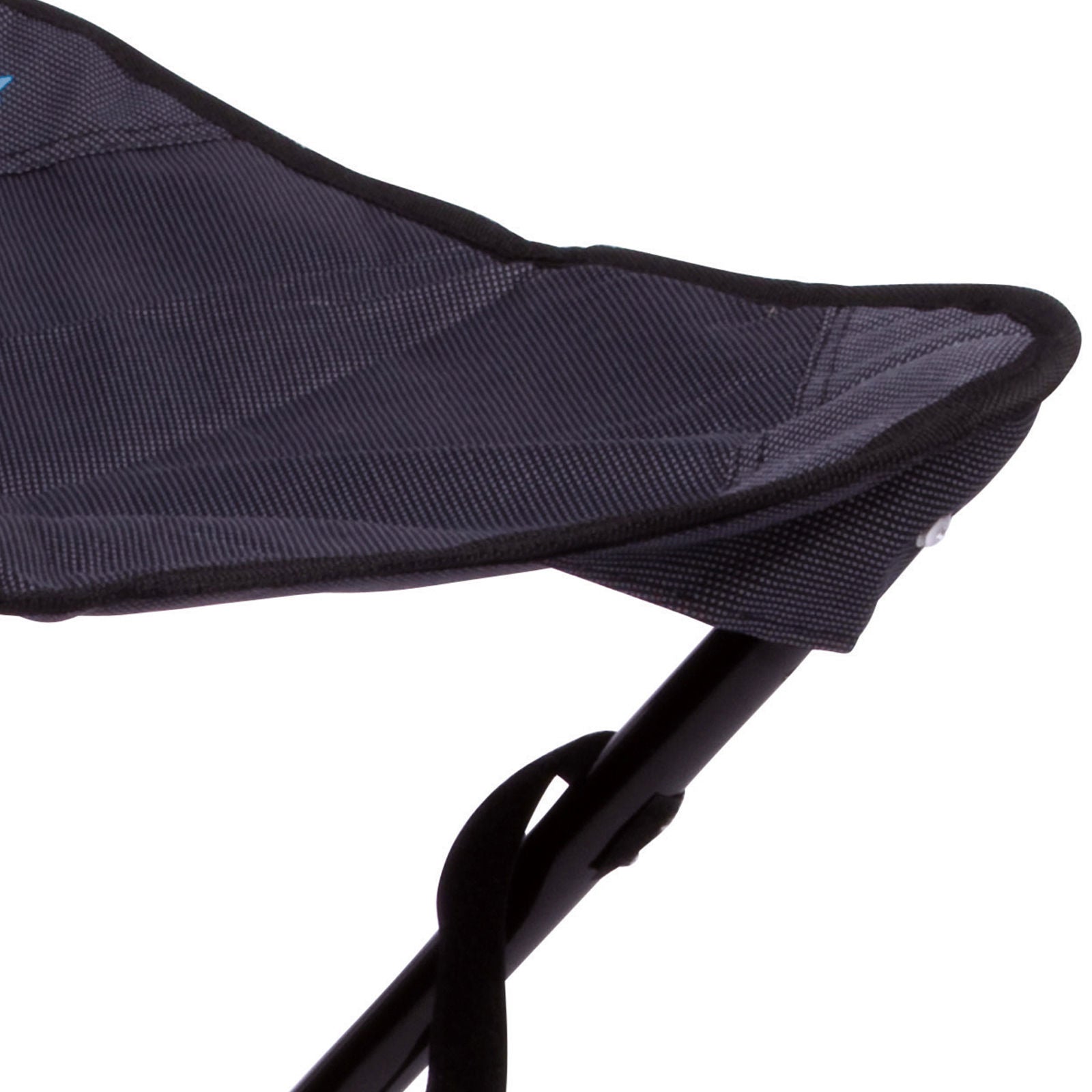 Tabouret trépied BO-CAMP XL - Tabouret haut pliant pour camping, pêche, 3 pieds, acier, 100 kg