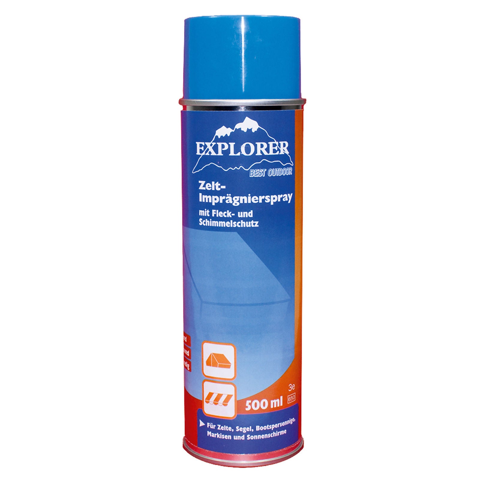 EXPLORER Tent Waterproofing Spray Impregnation Tarpaulin Awning Textile Protection 500ml