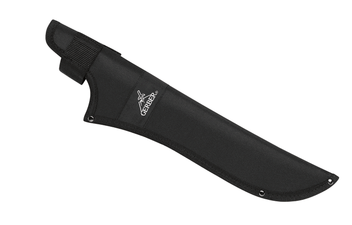 GERBER Machete Gator Jr - Bowie Bush Knife Work Machete Chopping Knife + Saw Axe