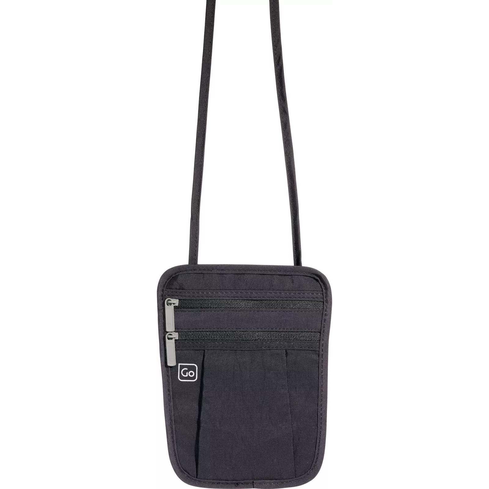 GO TRAVEL Passport Pouch -Brustbeutel -Brustsafe -Brusttasche - Reise Geldbörse