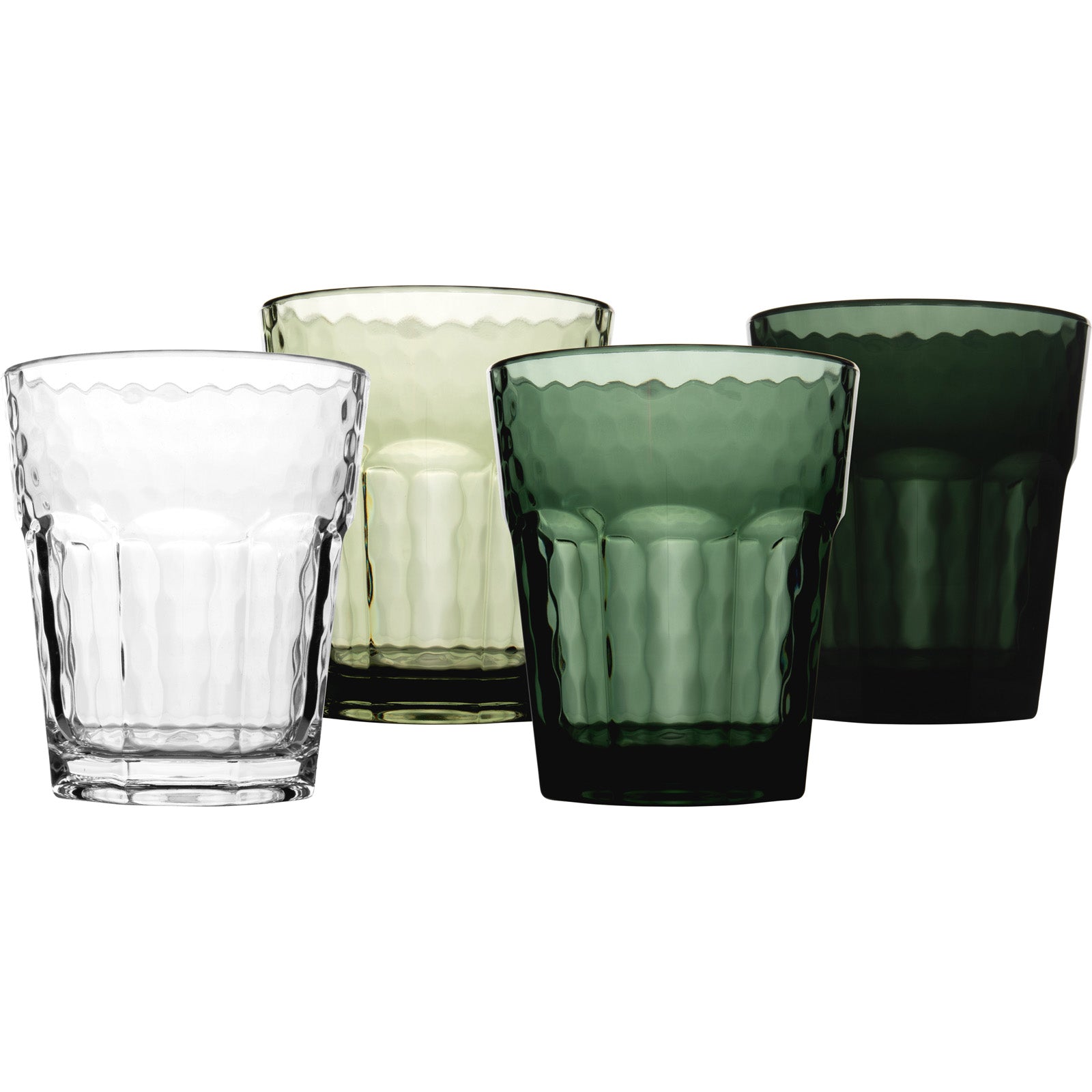 BO-CAMP Camping Gläser 4er Set Mix&Match Reise Trinkglas Wasser Wein Glas 200 ml
