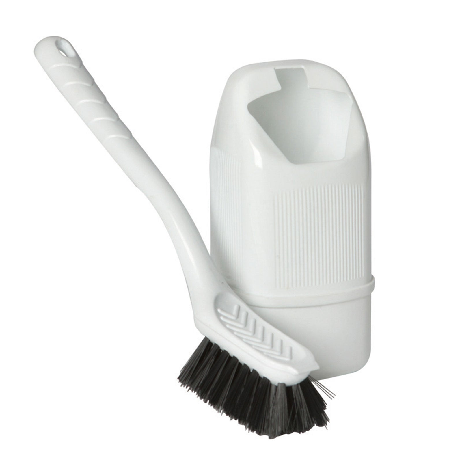 BO-CAMP Mini Camping Toilet Brush Toilet WC Set Holder Caravan Bathroom Small
